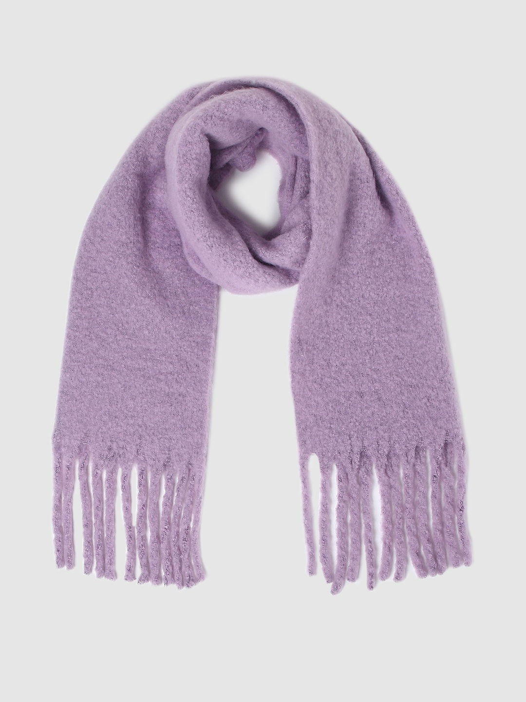 

ONLY Women Soild Casual Scarf, Purple
