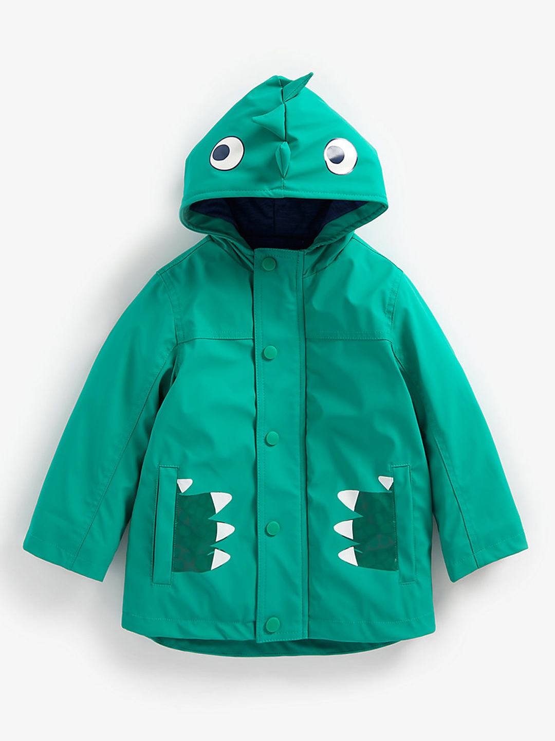 

mothercare Boys Green Tailored Hooded 3D Spikes Jacket