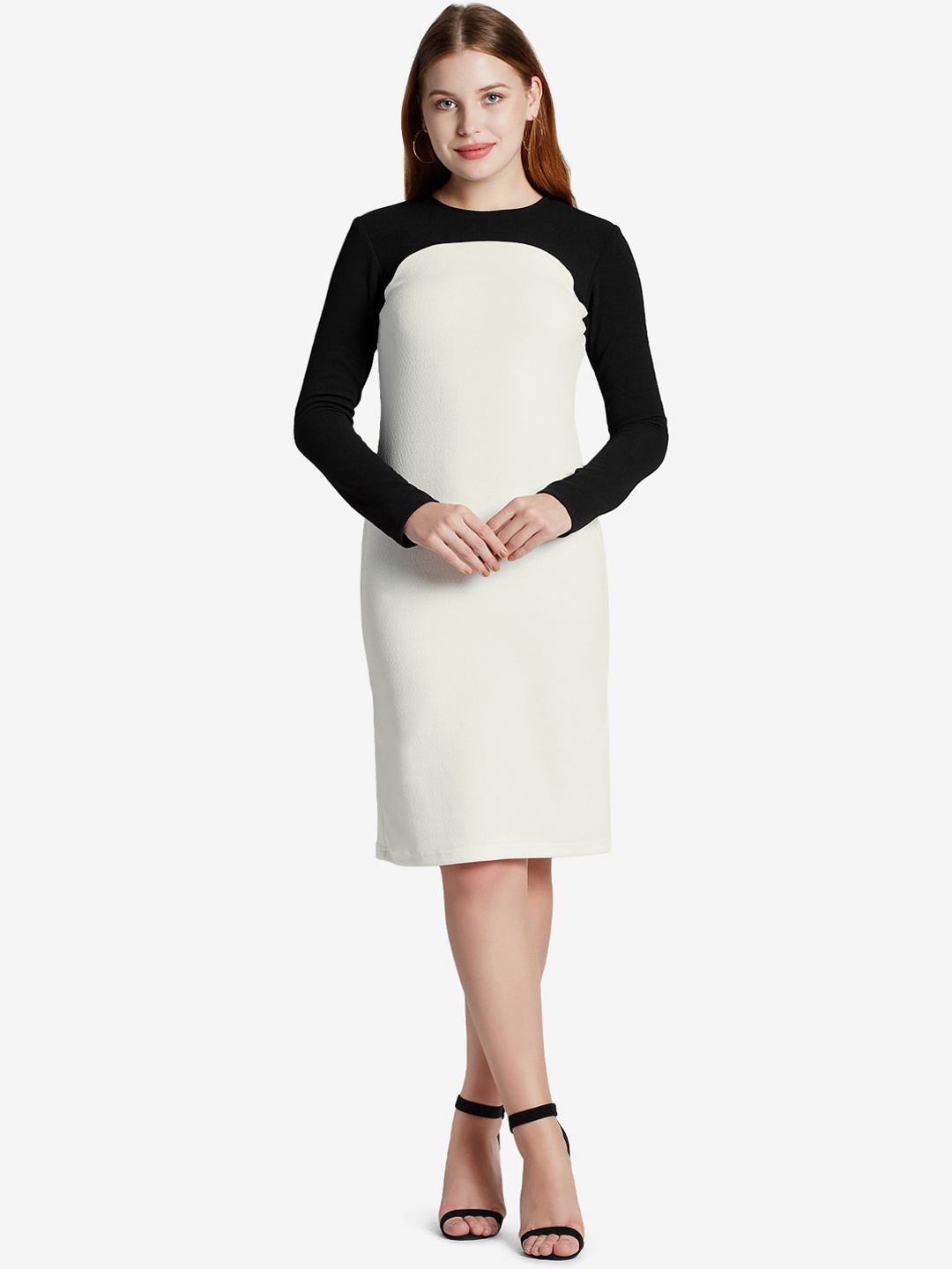 

Emmyrobe White Sheath Dress