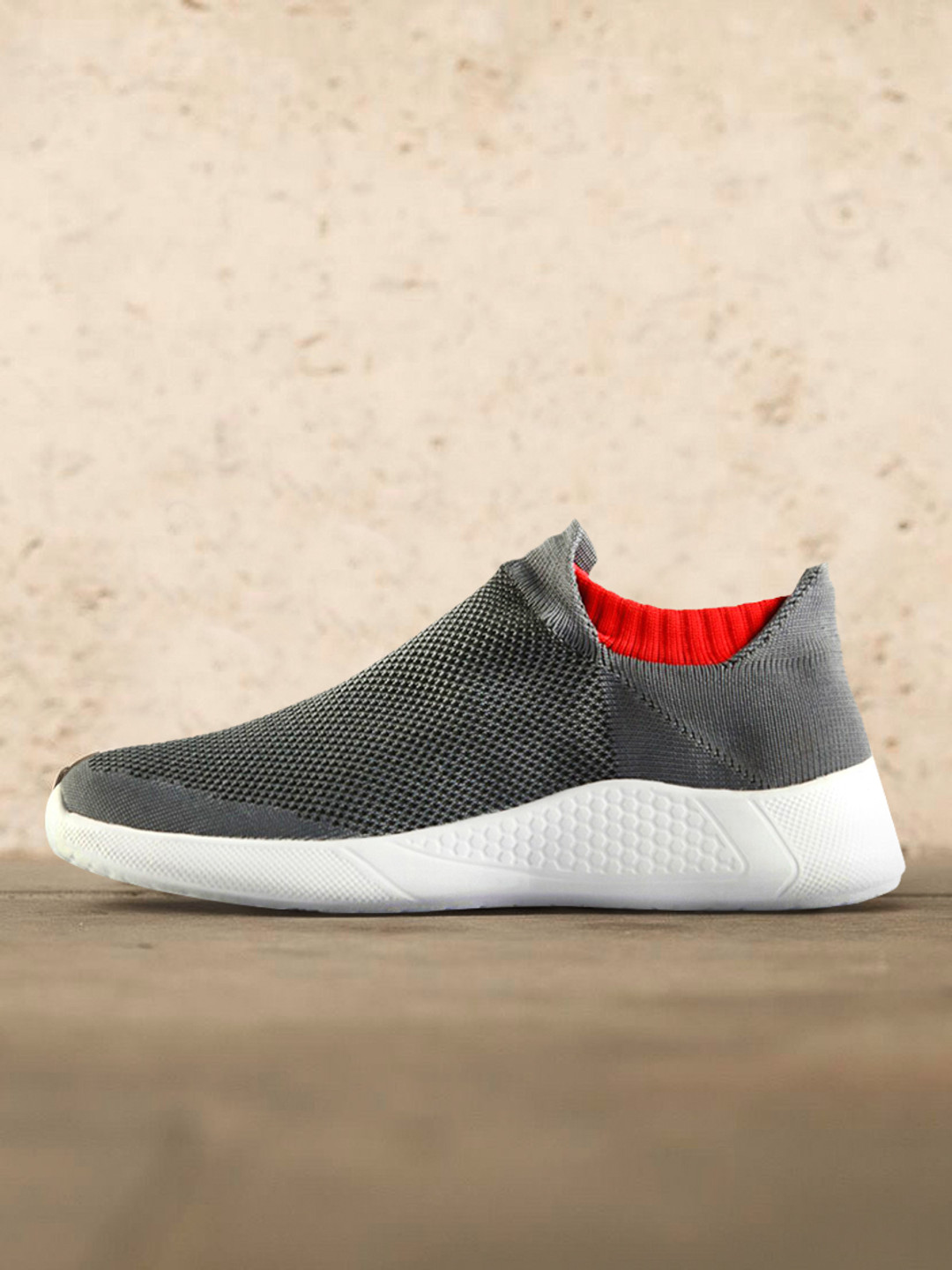 

ID Men Grey Running Non-Marking Shoes