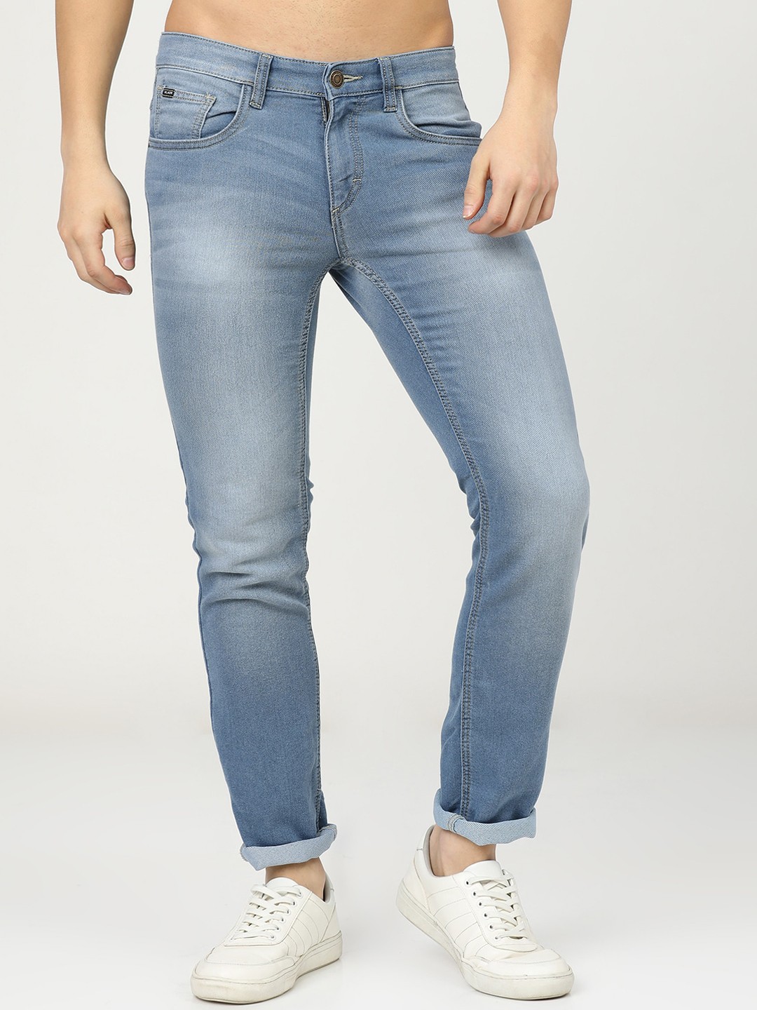 

HIGHLANDER Men Blue Slim Fit Heavy Fade Stretchable Jeans