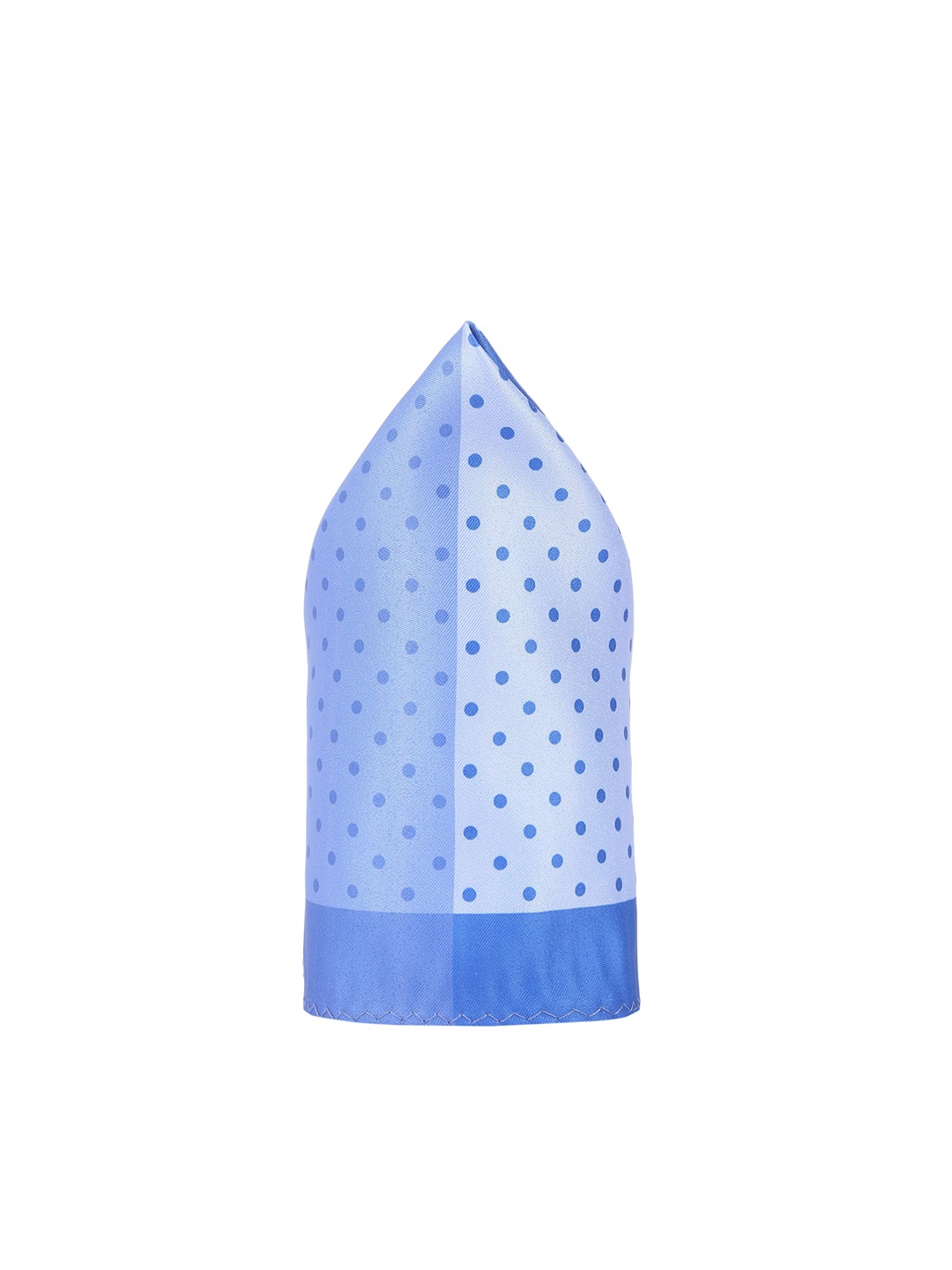

Tossido Men Blue Printed Microfibre Pocket Square