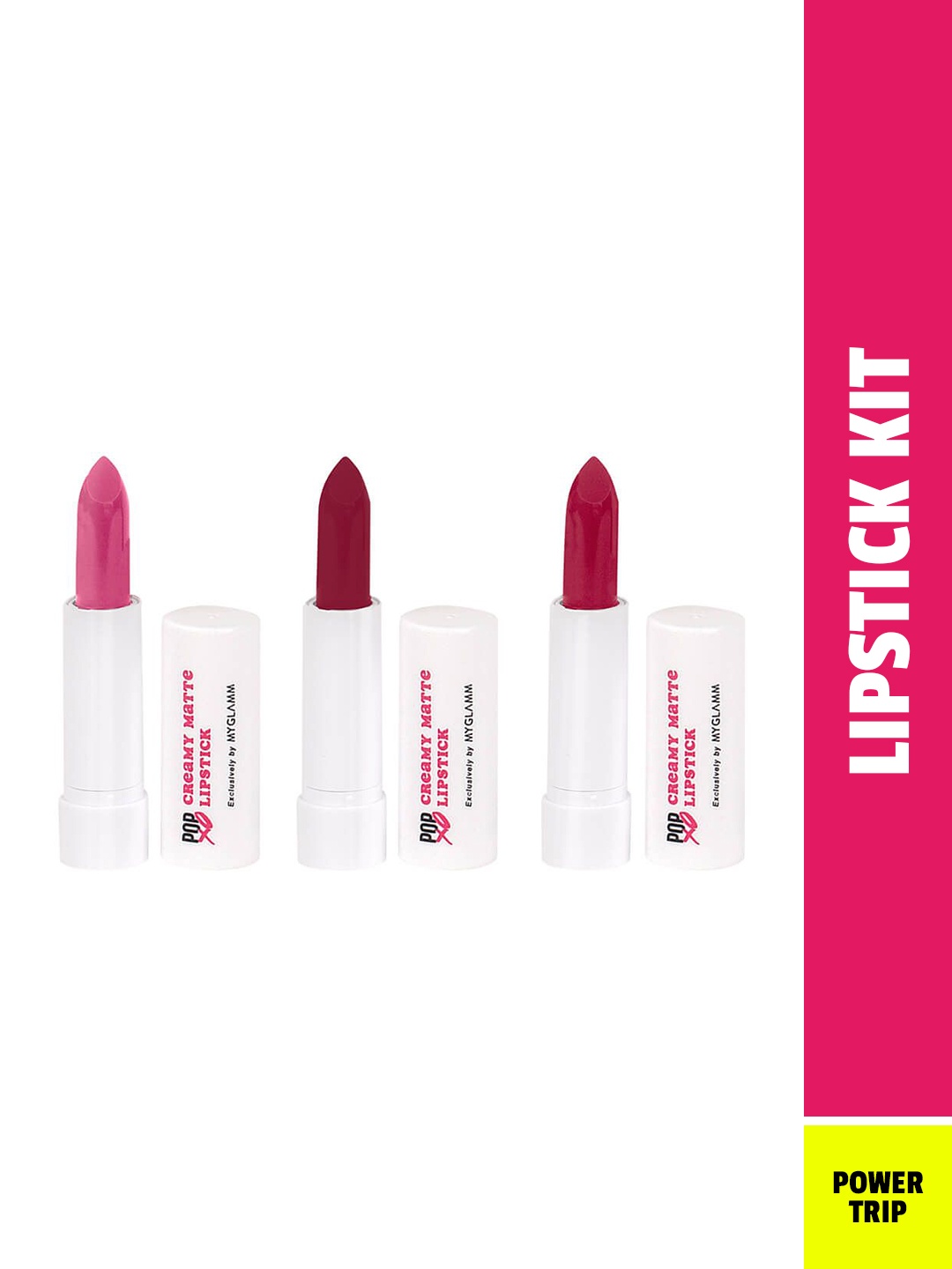 

MyGlamm POPxo Makeup Collection Mini Lip Kit - Power Trip, Multi