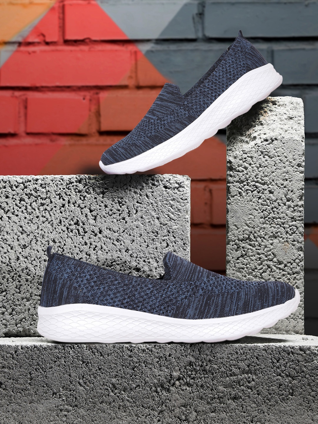 

HRX by Hrithik Roshan Women Soft Walk Series 2.0 Socks Shoes, Blue