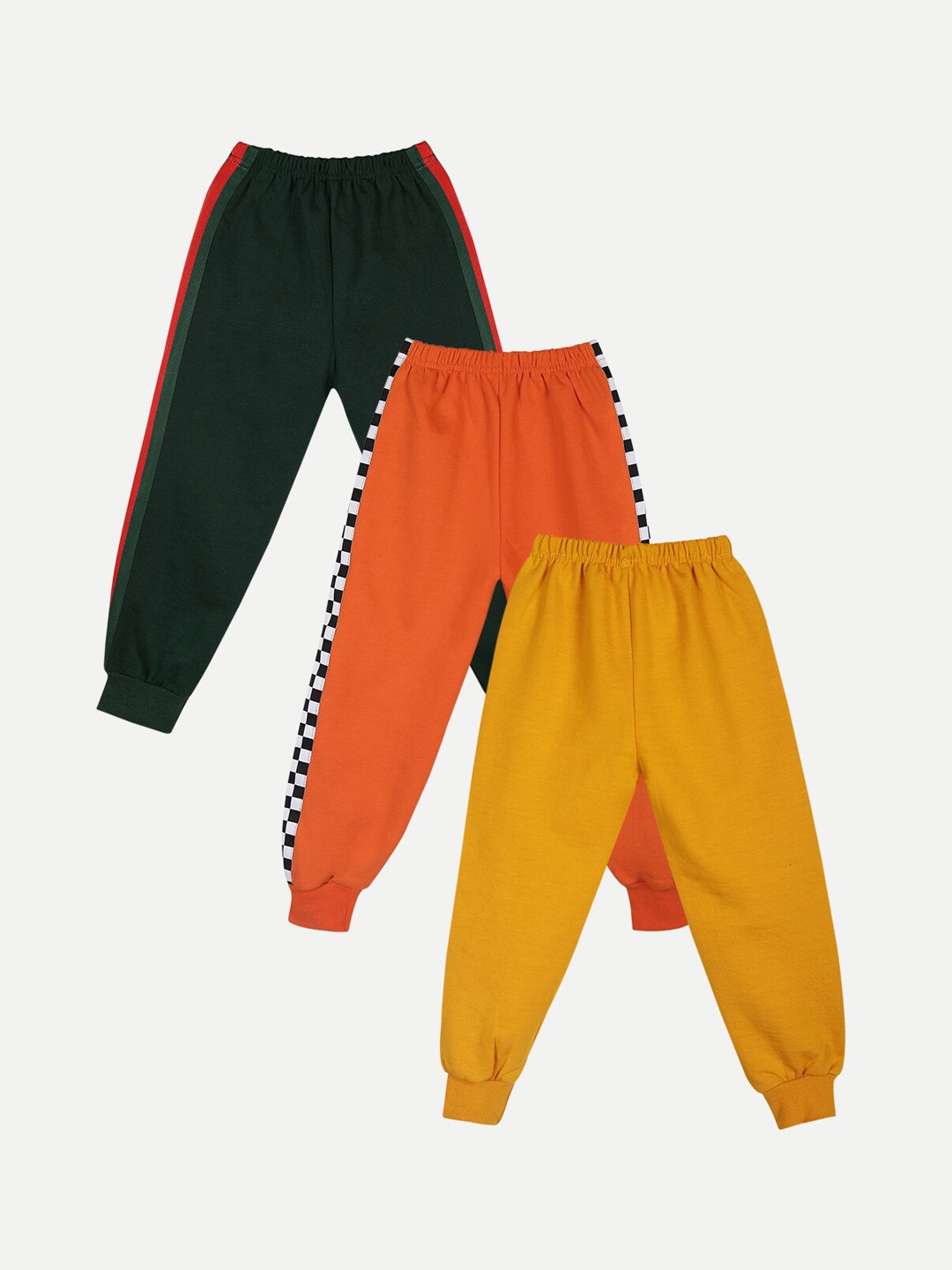 

Cutiekins Kids Pack Of 3 Solid Joggers, Green