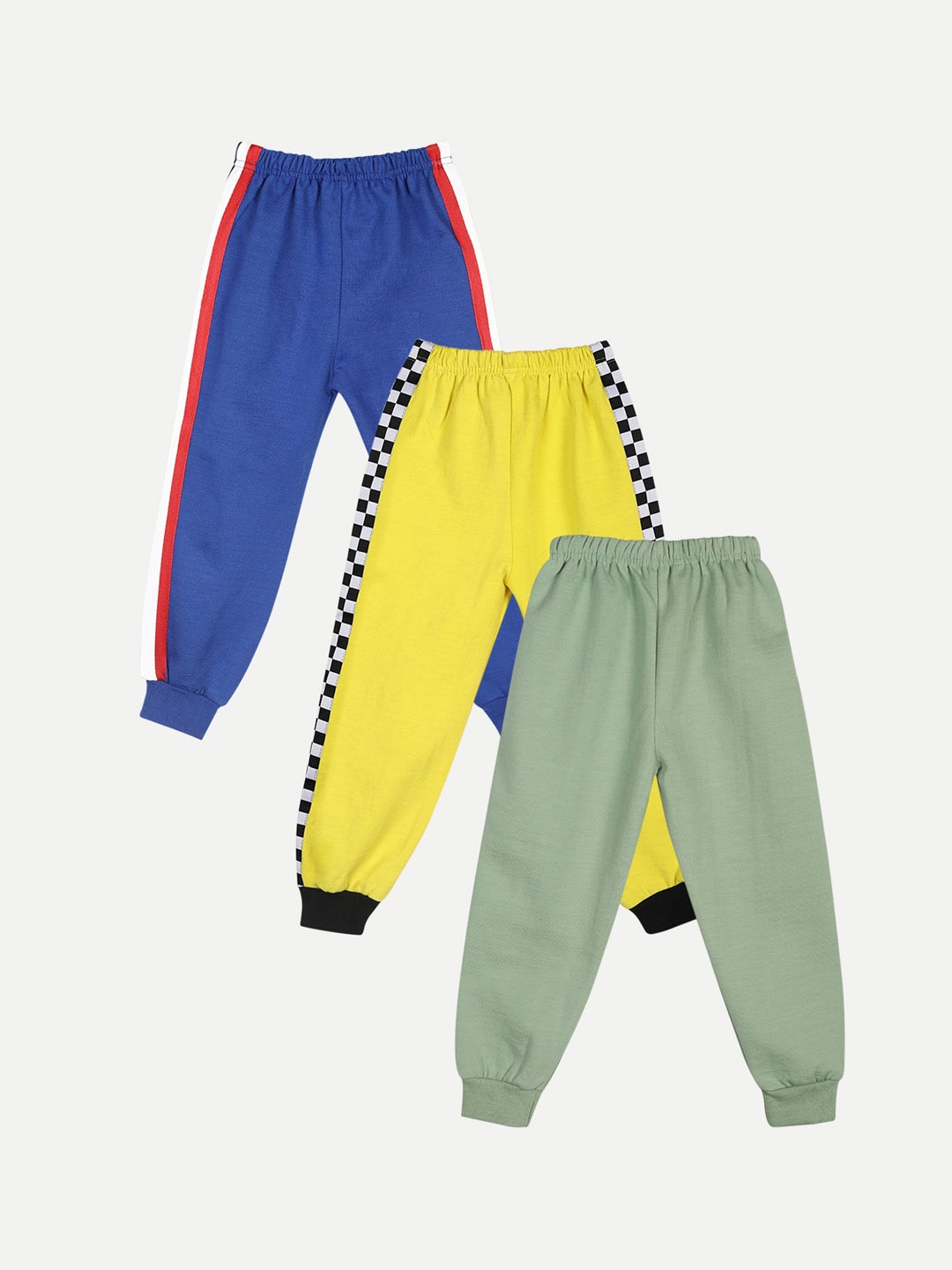 

Cutiekins Kids Pack Of 3 Solid Joggers, Blue
