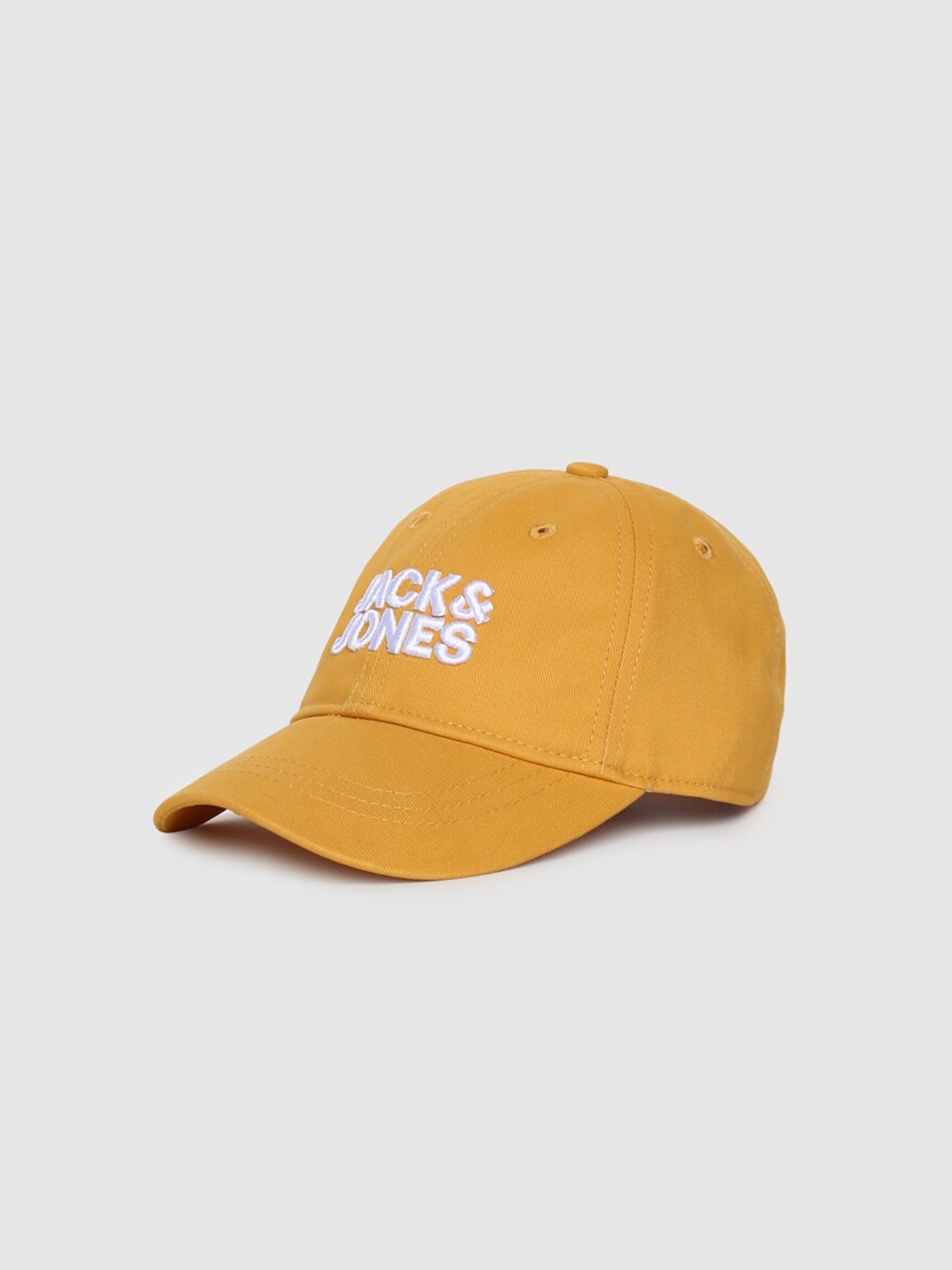 

Jack & Jones Boys Yellow & White Embroidered Cotton Baseball Cap