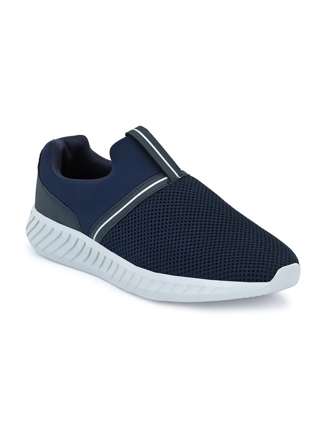 

Yuuki Men Navy Blue Mesh Walking Non-Marking Shoes