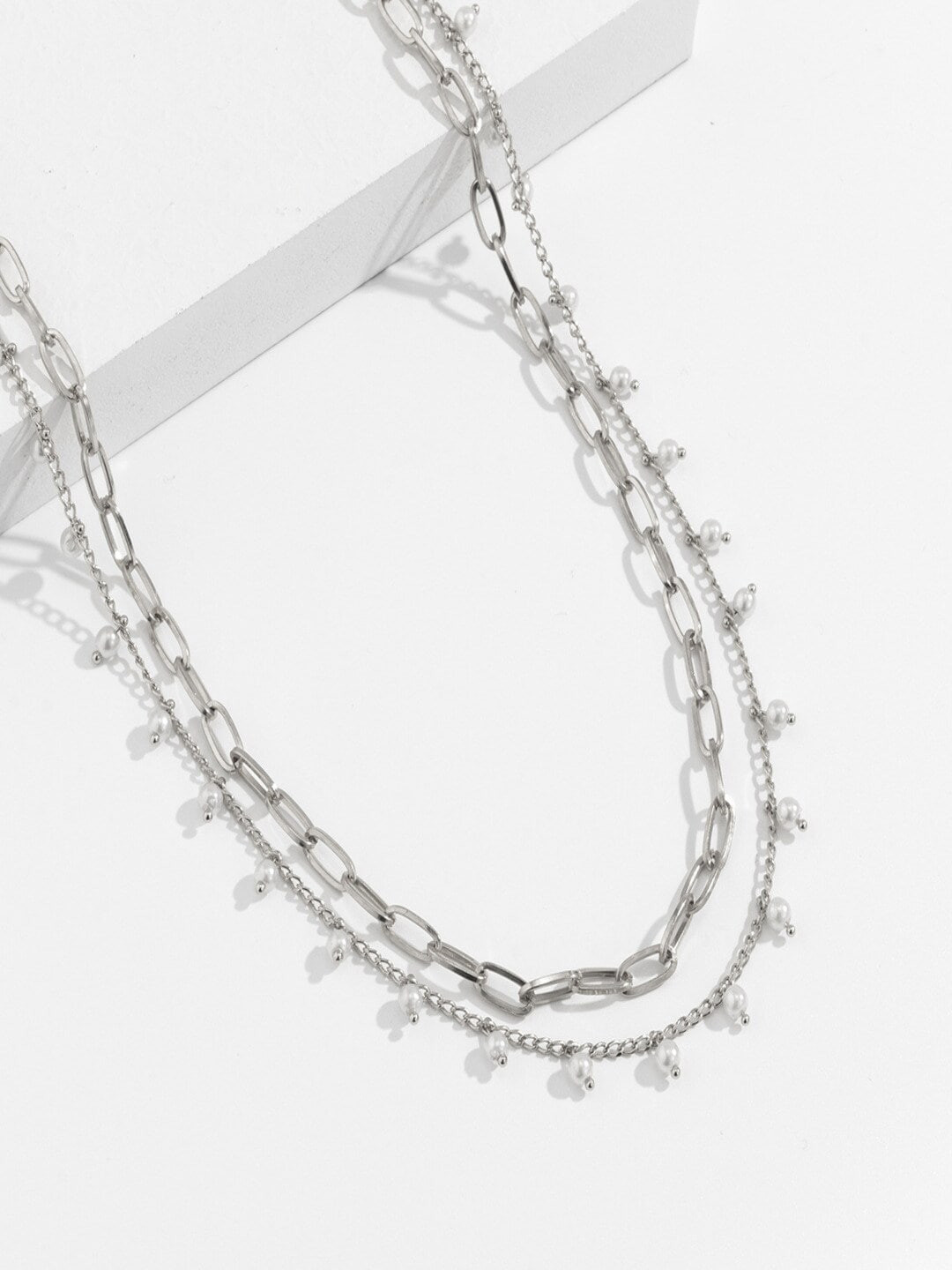 

AQUASTREET Silver-Toned Dual Strand Waist Chain