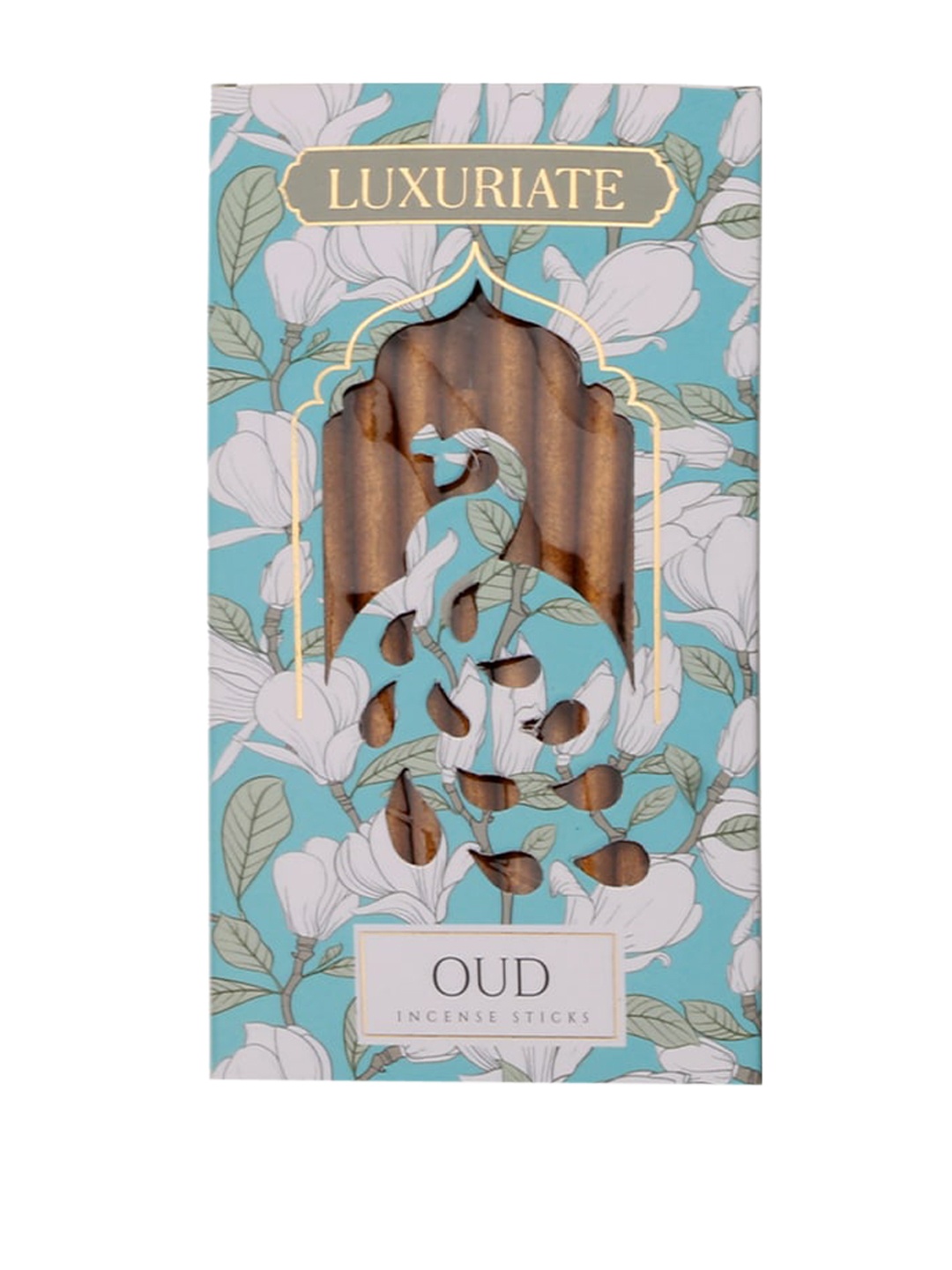 

LUXURIATE Blue & White Oudh Natural & Non-Toxic 20 Incense Sticks