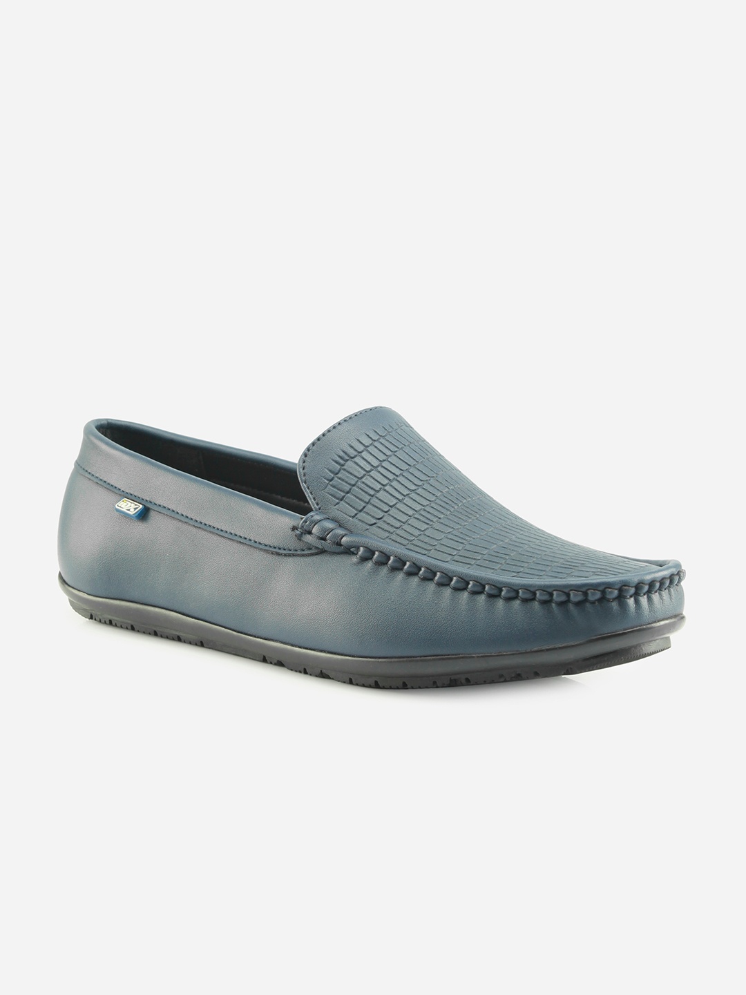 

ID Men Blue Textured Loafers