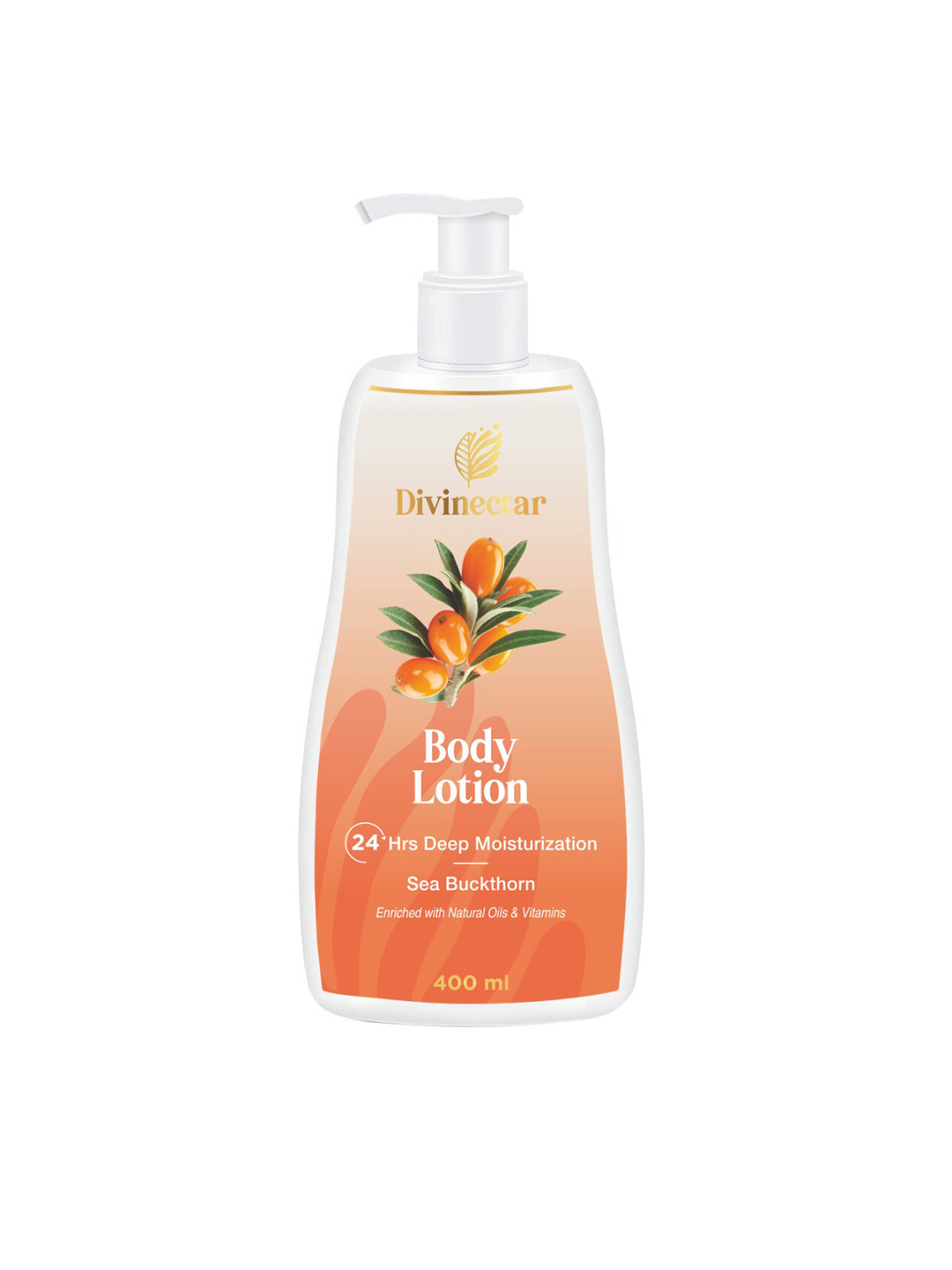 

Divinectar 24 Hrs Deep Moisturising Sea Buckthorn Enriched Body Lotion - 400ml, Orange