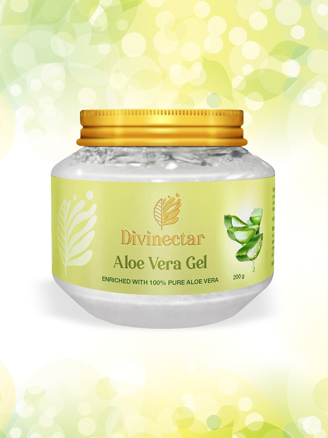 

Divinectar Aloe Vera Gel - 100% Pure - 200 g, White