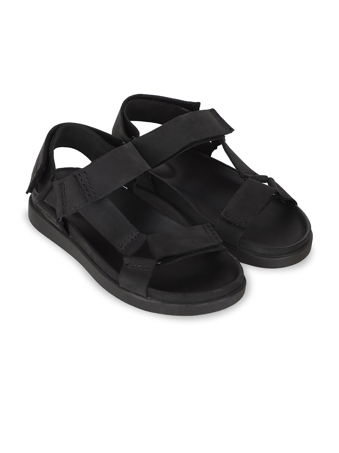 

Clarks Men Black Solid Comfort Sandals
