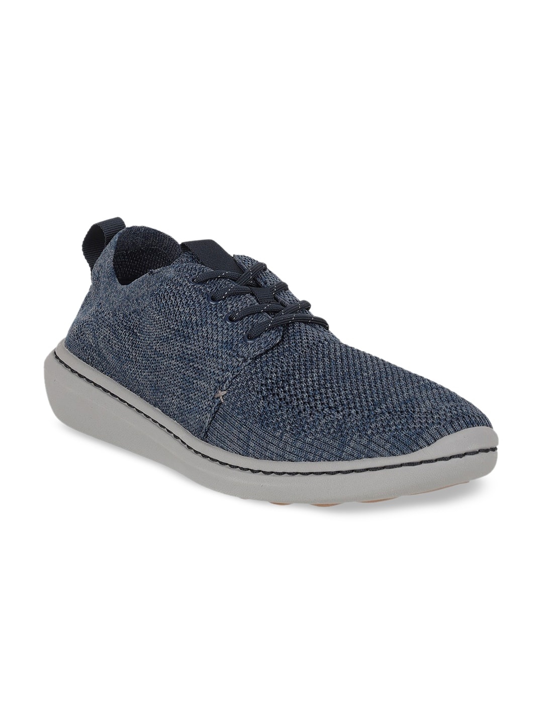 

Clarks Men Blue Woven Design Sneakers