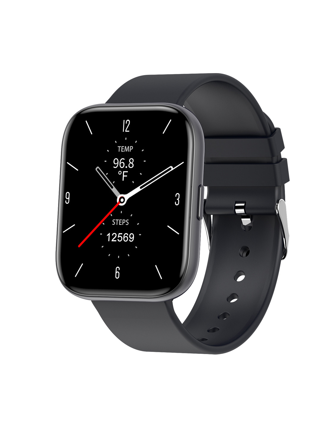 

Fire-Boltt Mercury Unisex 1.7 Temperature & Spo2 Smartwatch 06BSWAAY - Black