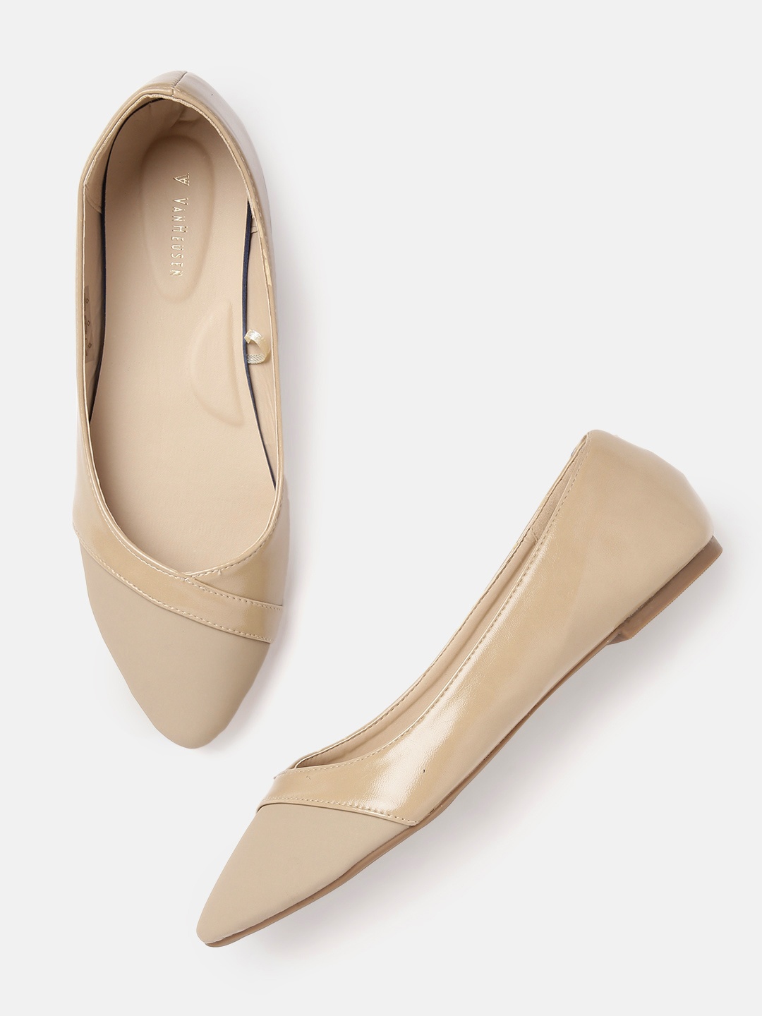 

Van Heusen Woman Beige Ballerina Flats