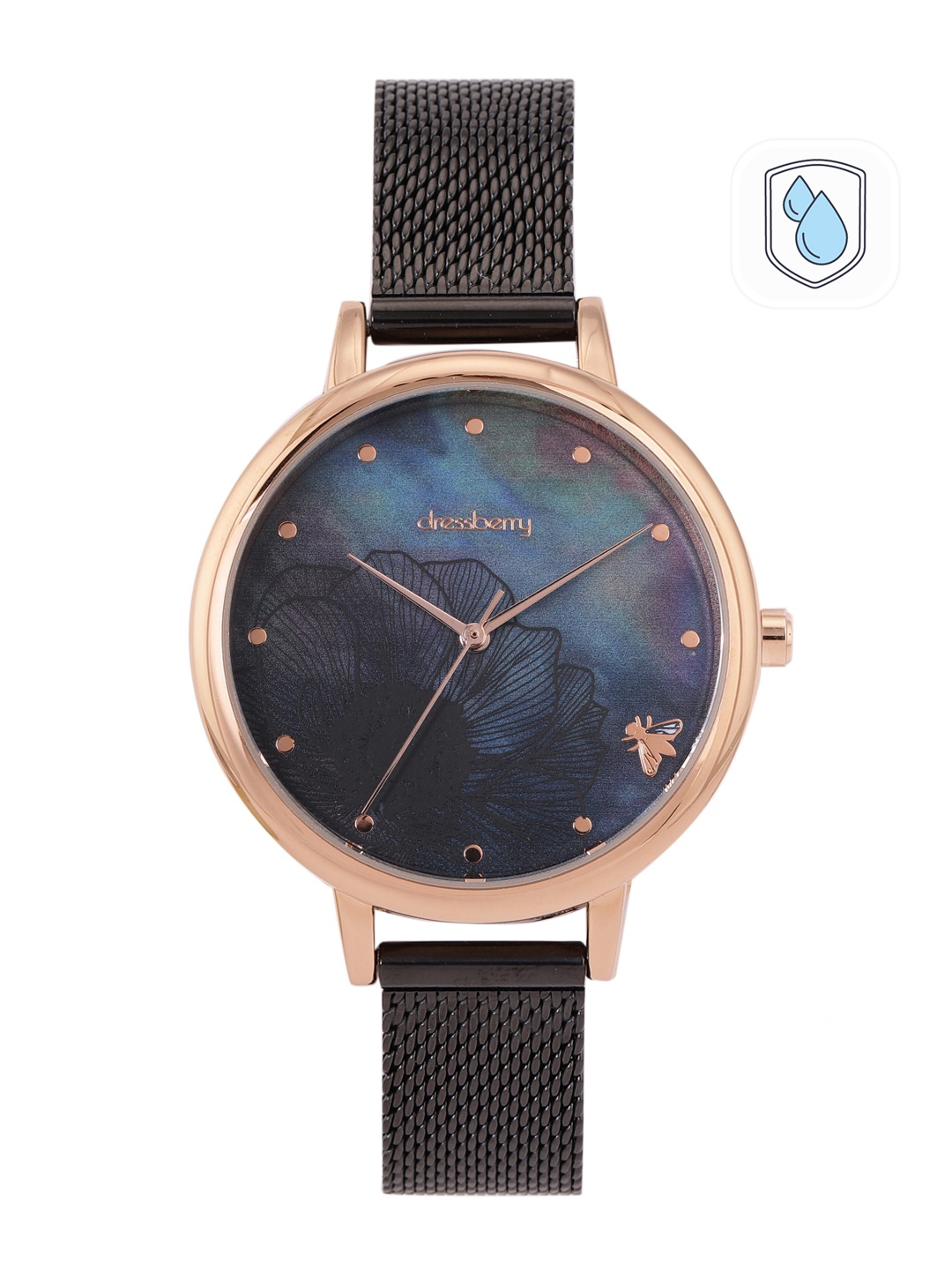 

DressBerry Women Blue Printed Analogue Watch MFB-PN-CHR-S2175