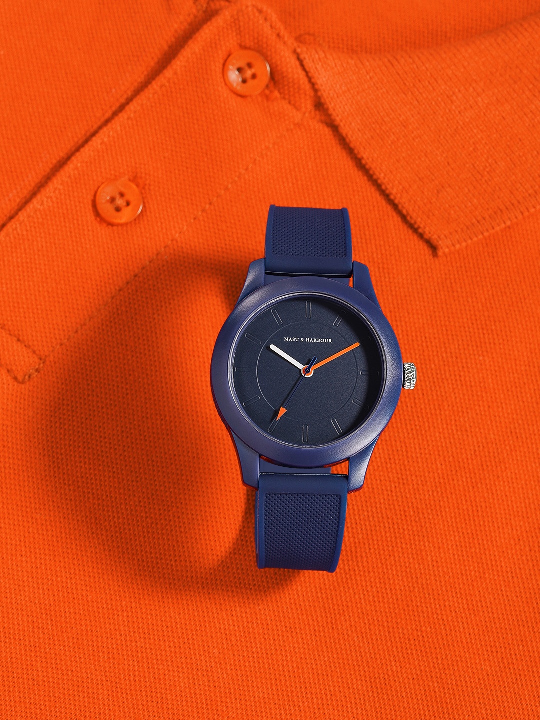 

Mast & Harbour Unisex Navy Blue Dial & Straps Analogue Watch MFB-PN-SM-1547