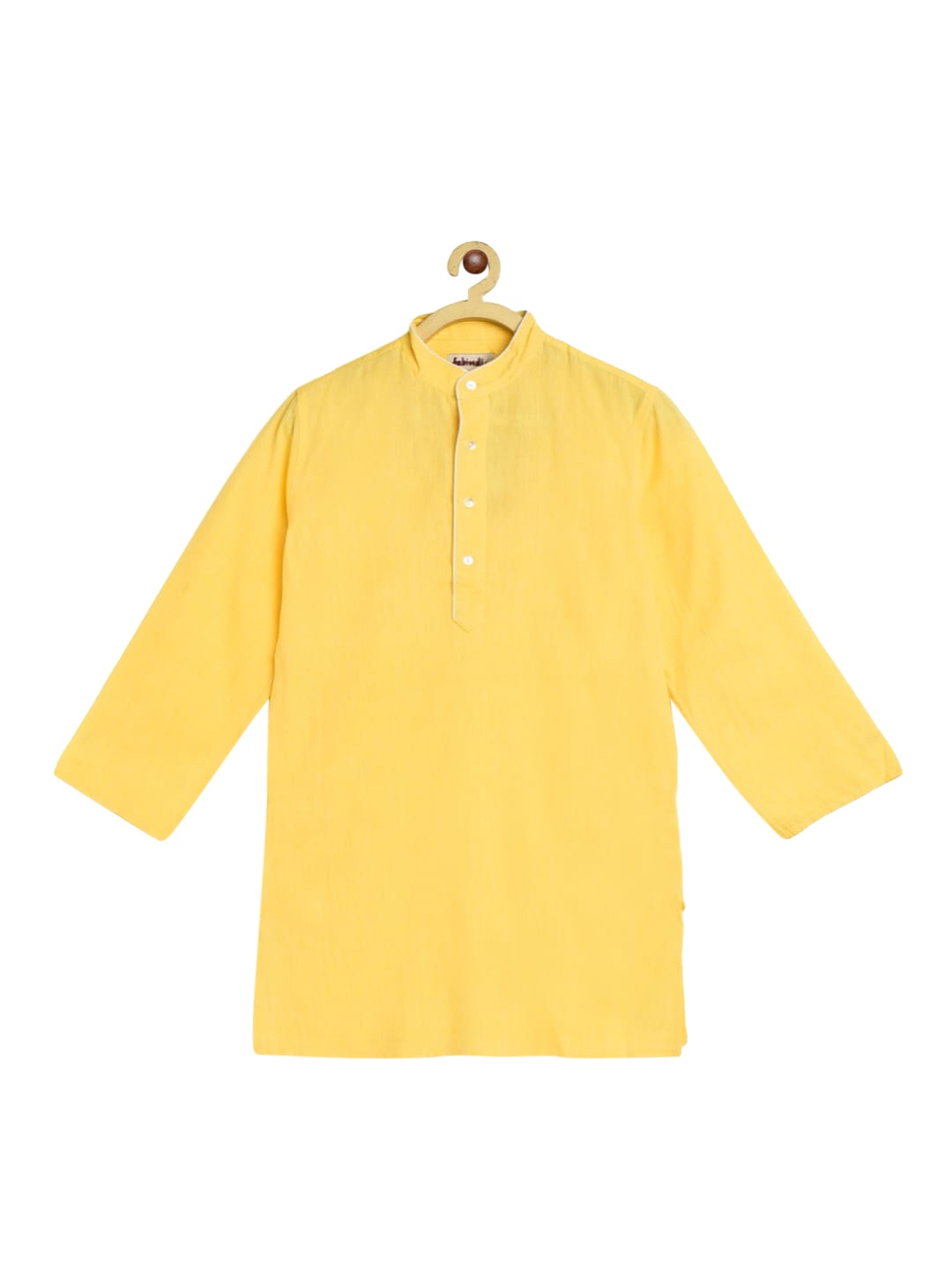 

Fabindia Boys Yellow Thread Work Kurta