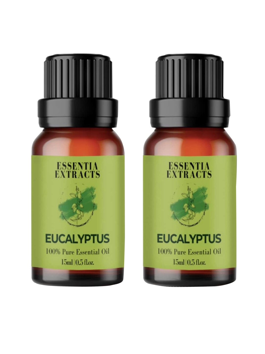 

ESSENTIA EXTRACTS Set Of 2 Eucalyptus Essential Oil 30 ml, Transparent