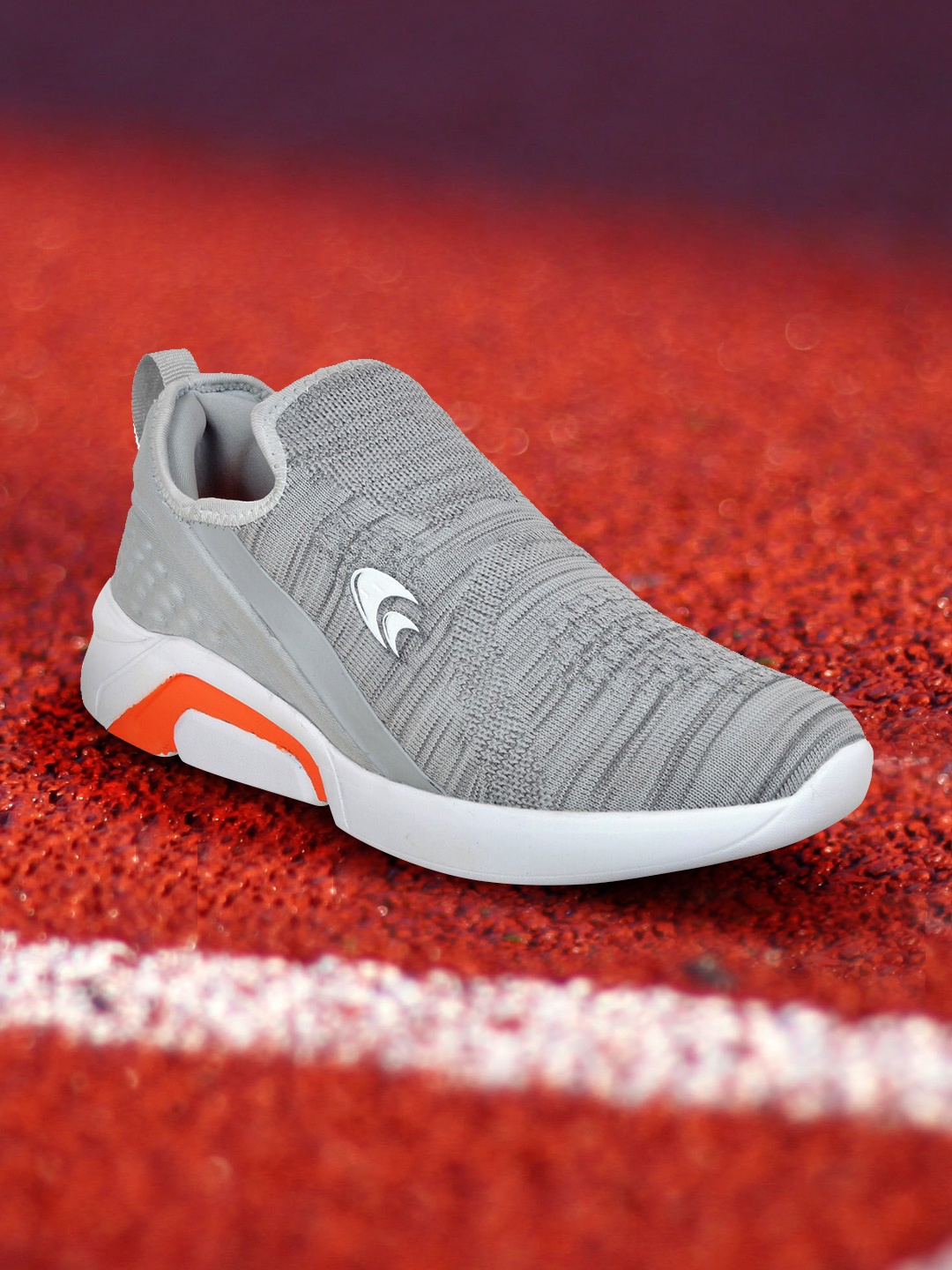 

Allen Cooper Men Grey Mesh Running Non-Marking Shoes