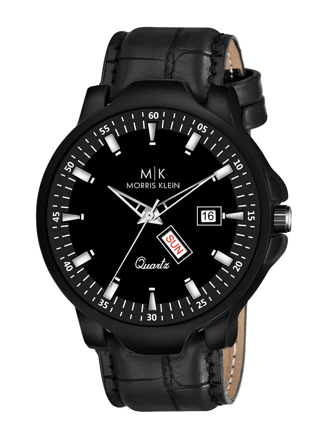 

MORRIS KLEIN Men Black Dial & Black Stainless Steel Straps Analogue Watch - MK-2001