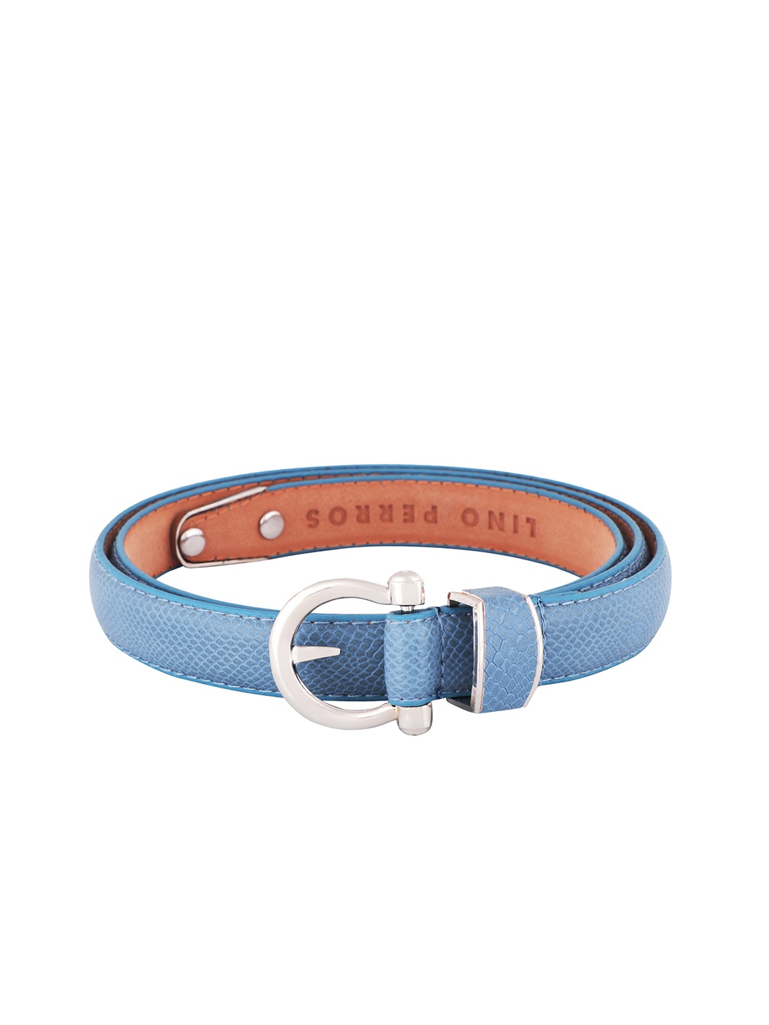 

Lino Perros Women Blue Textured Belt