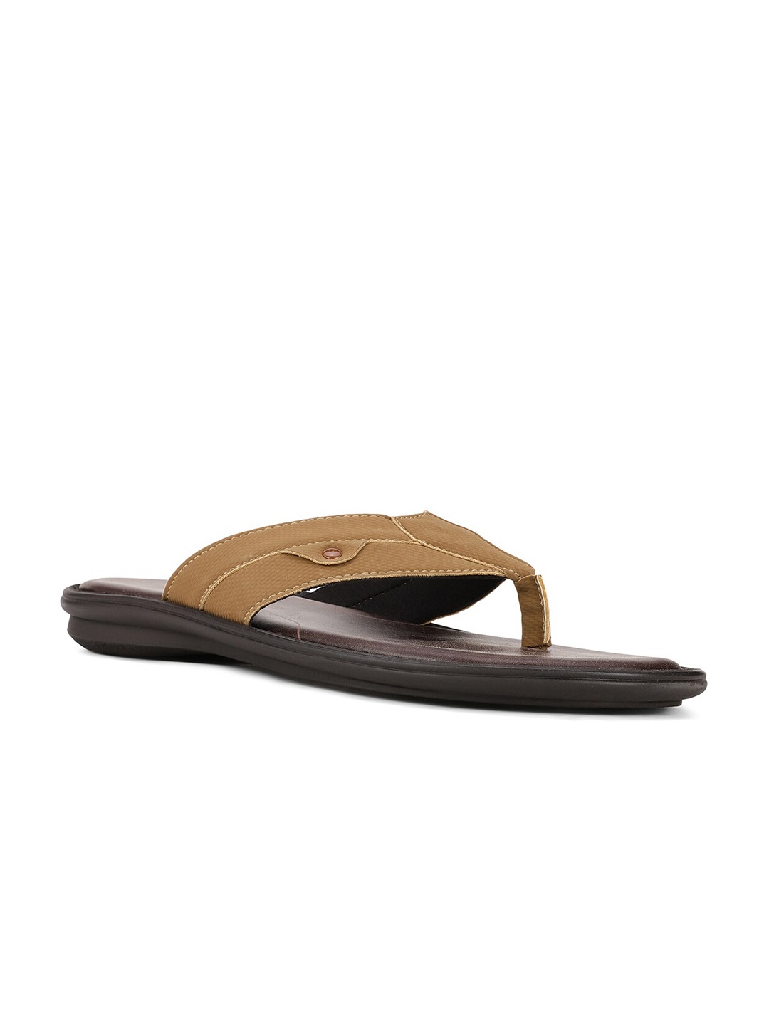 

Bata Men Tan Brown Comfort Sandals