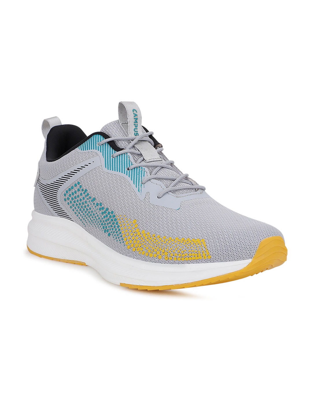

Campus Men Grey Mesh Running Shoes