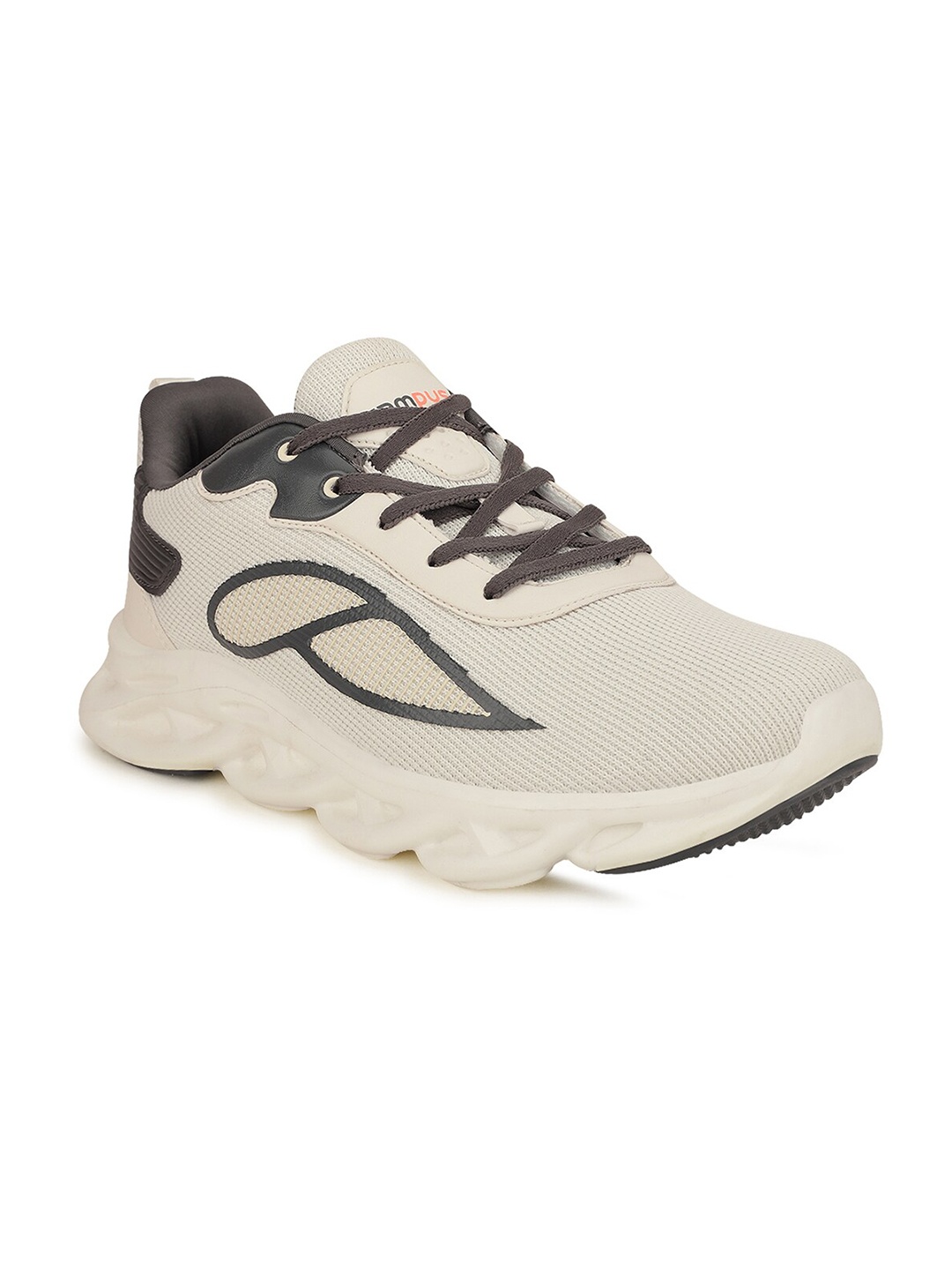 

Campus Men Off White Mesh Running Shoes