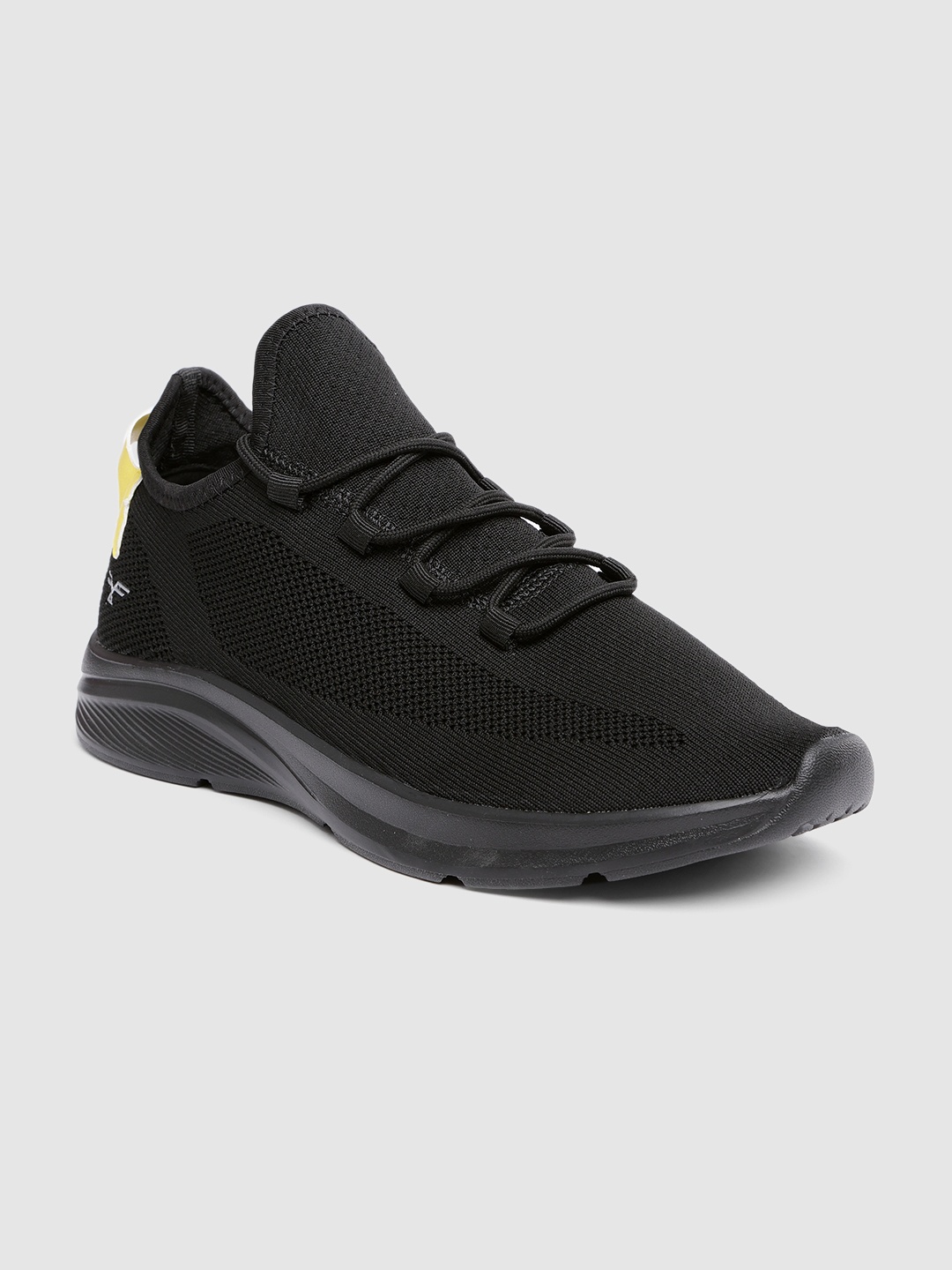 

Flying Machine Men Black Solid Sneakers