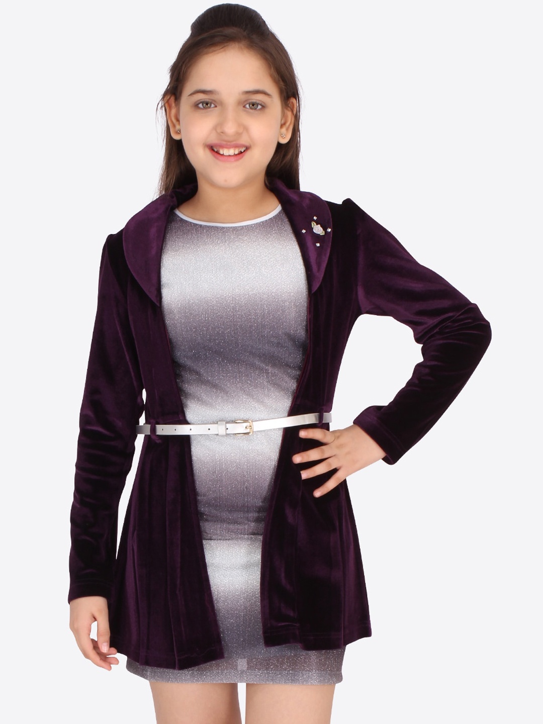 

CUTECUMBER Purple Sheath Dress