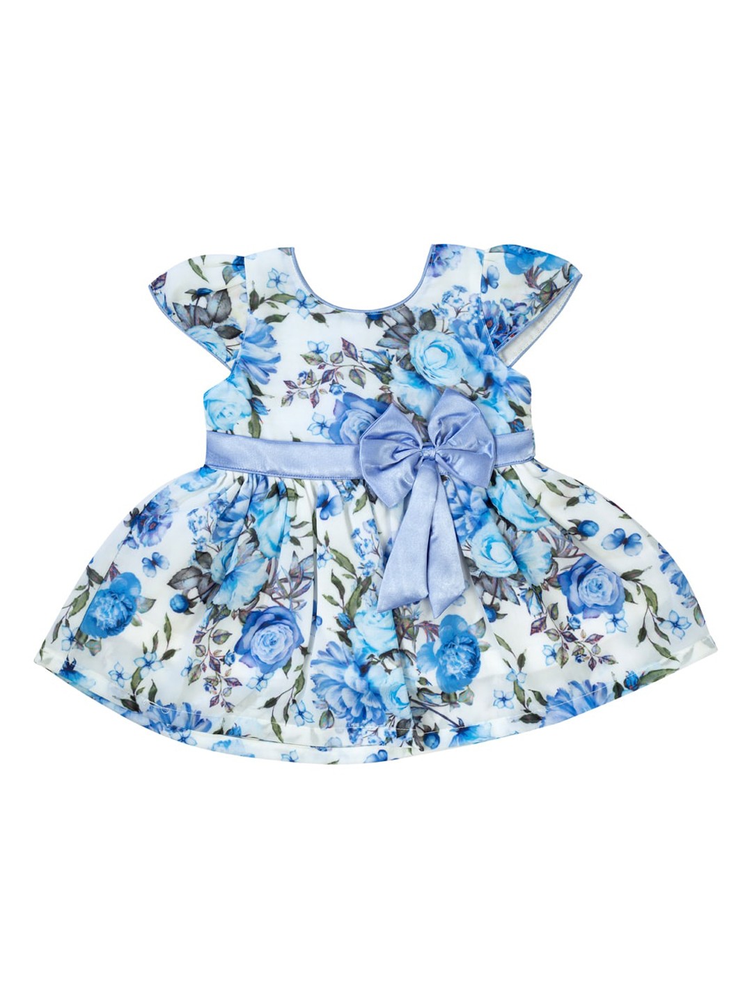 

MeeMee Blue Floral Lace Dress