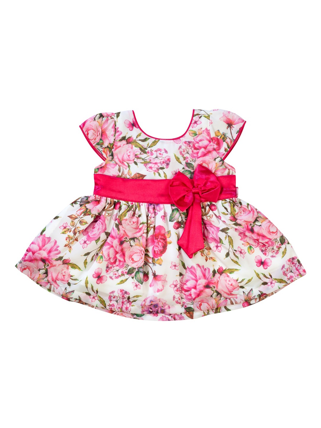 

MeeMee Pink & White Floral Dress