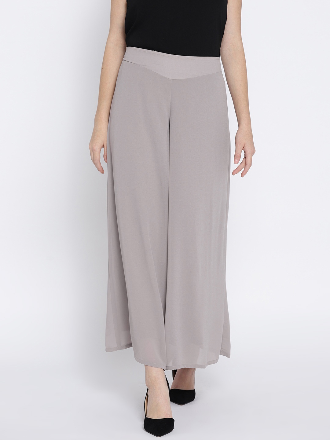 

AND Women Grey Palazzos