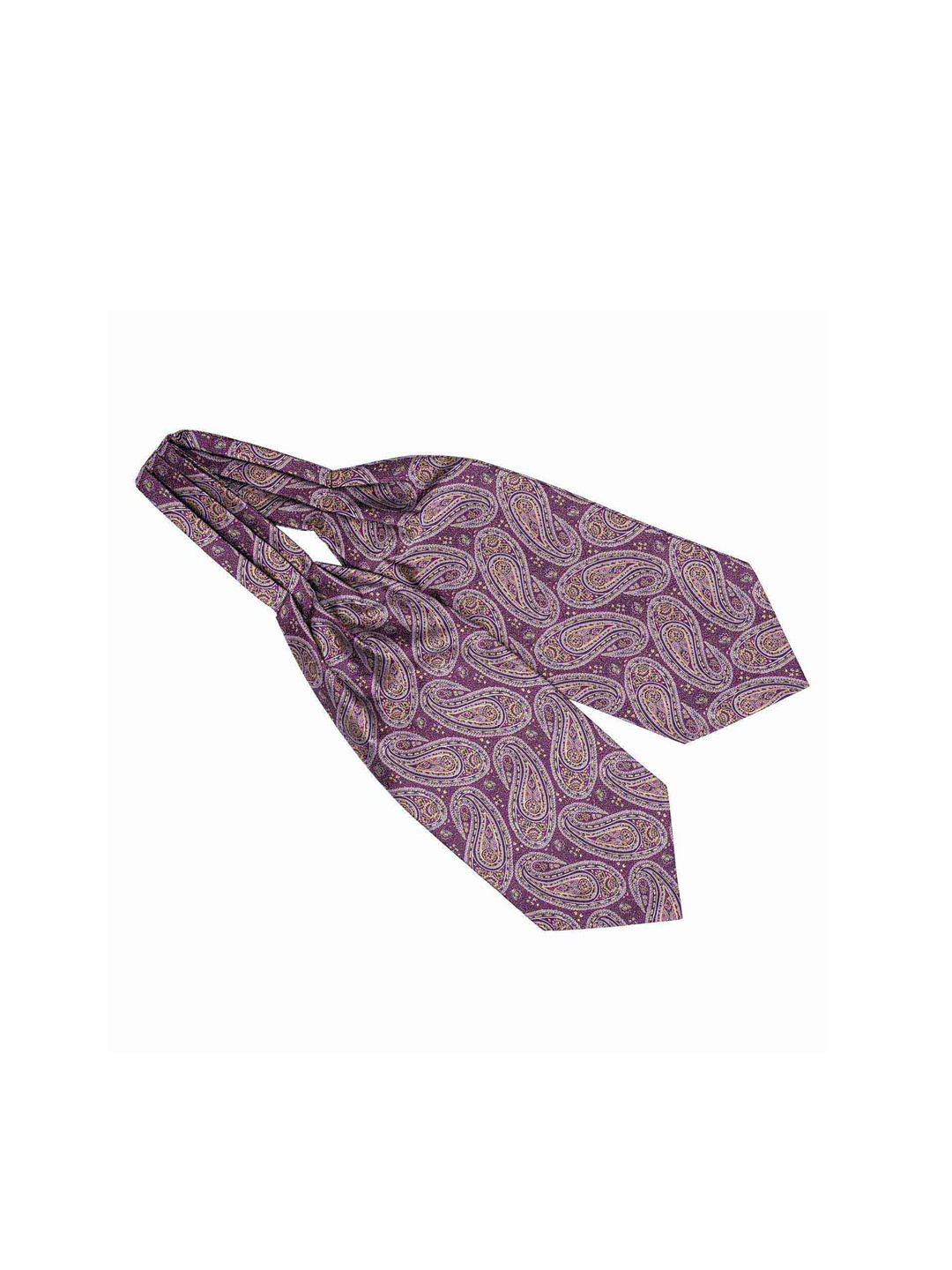 

The Tie Hub Men Purple Paisley Cravat