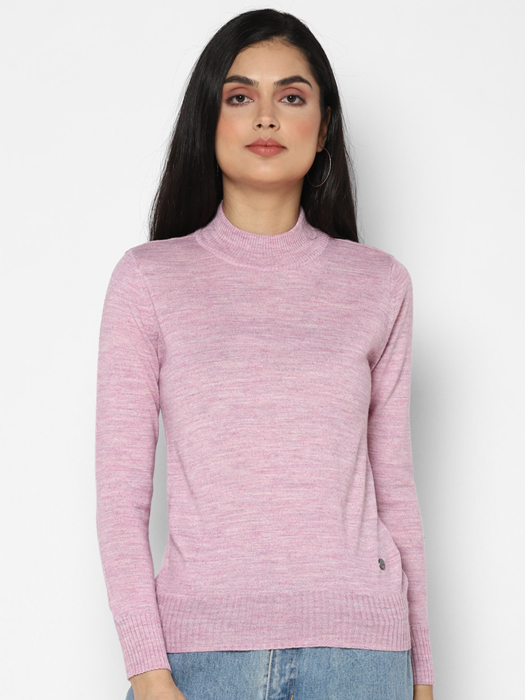 

Allen Solly Woman Women Pink Acrylic Pullover