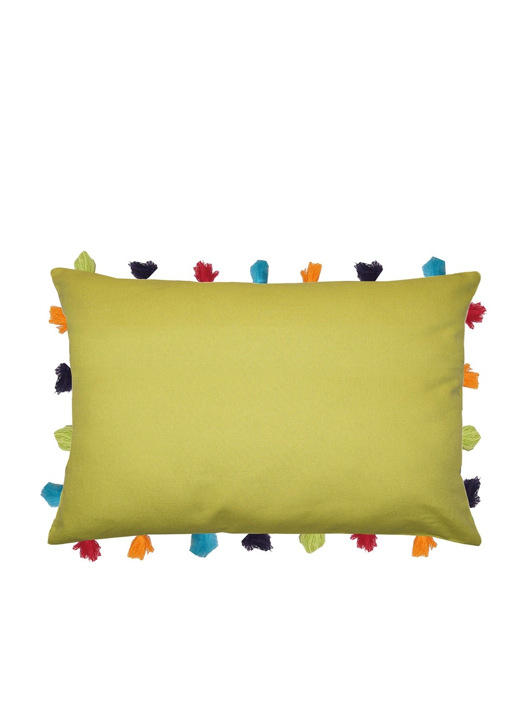 

Lushomes Green & Orange Rectangle Cushion Covers