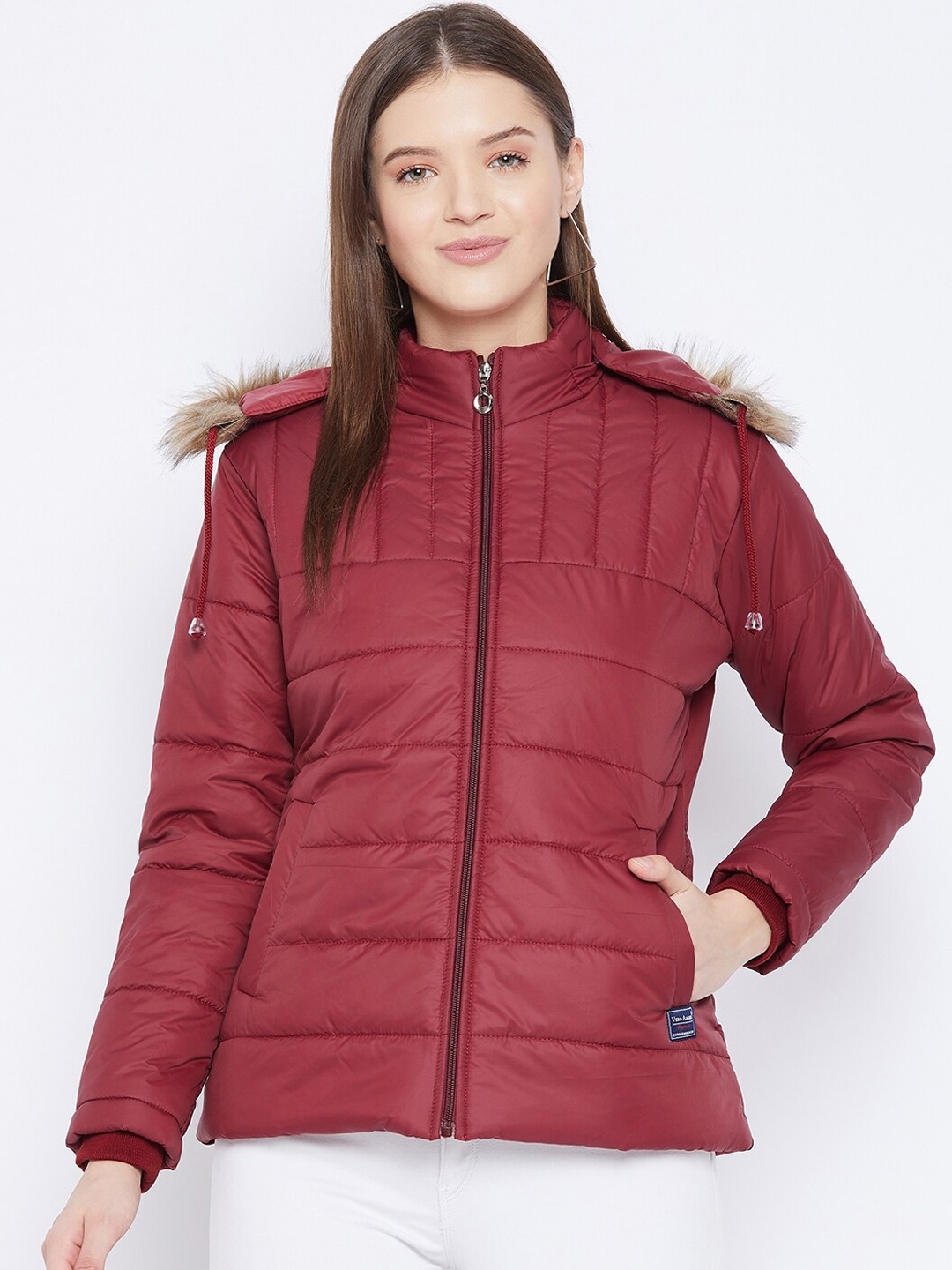 

VERO AMORE Women Maroon Insulator Puffer Jacket