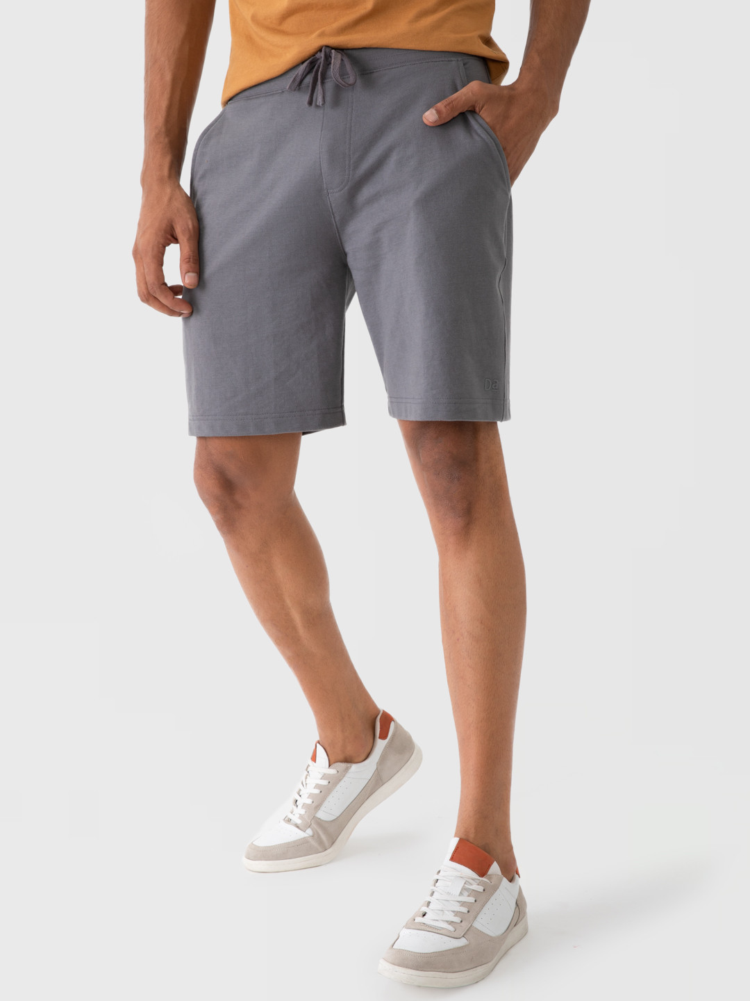 

DAMENSCH Men Cotton French Terry Shorts, Grey