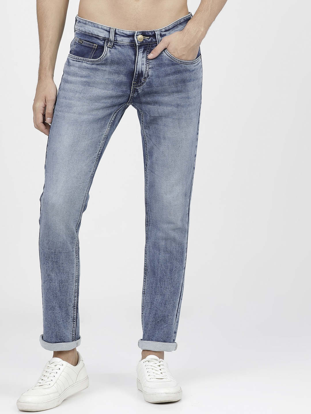 

KETCH Men Blue Slim Fit Heavy Fade Jeans