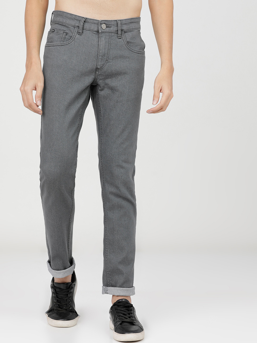 

KETCH Men Grey Slim Fit Jeans