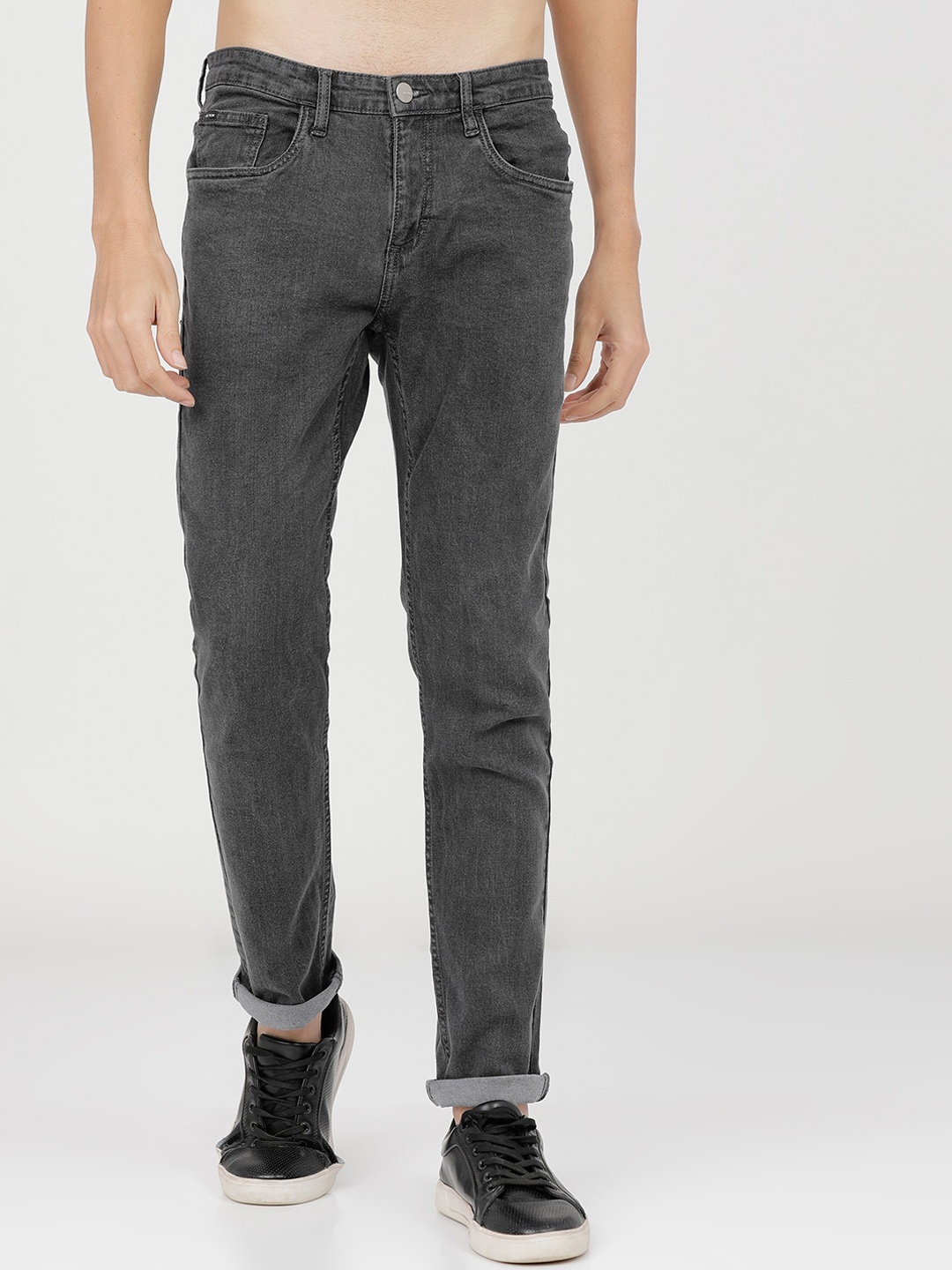 

KETCH Men Grey Slim Fit Stretchable Jeans