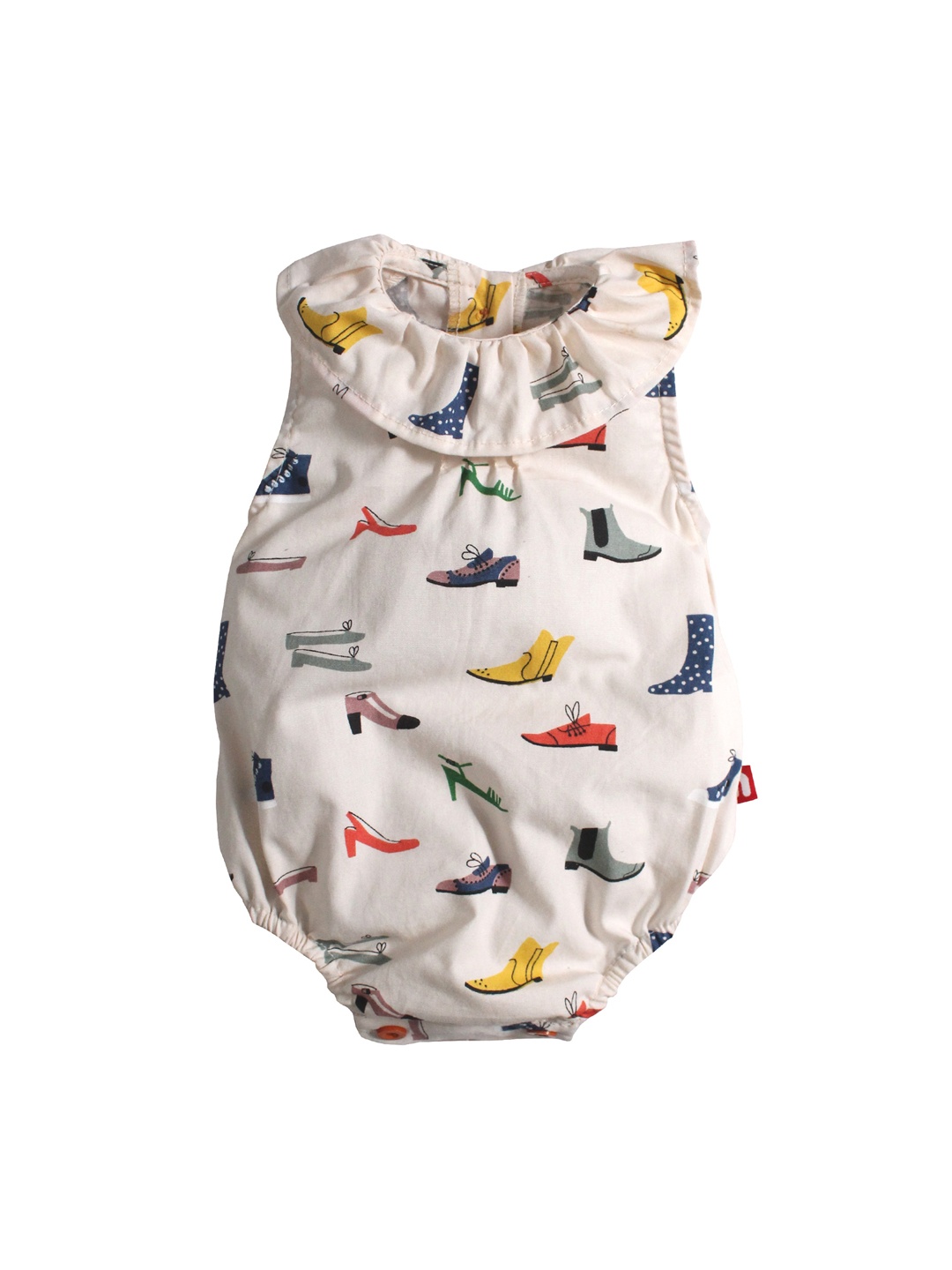 

Nino Bambino Kids Multicoloured Printed Organic Cotton Bodysuit, Multi
