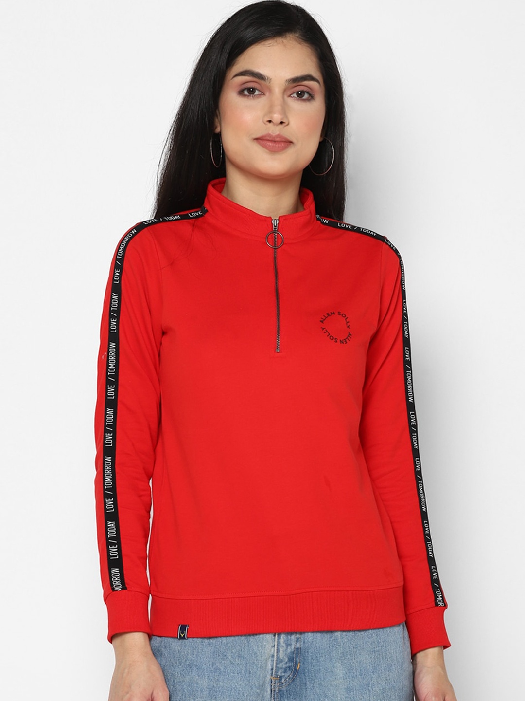 

Allen Solly Woman Women Red Sweatshirt