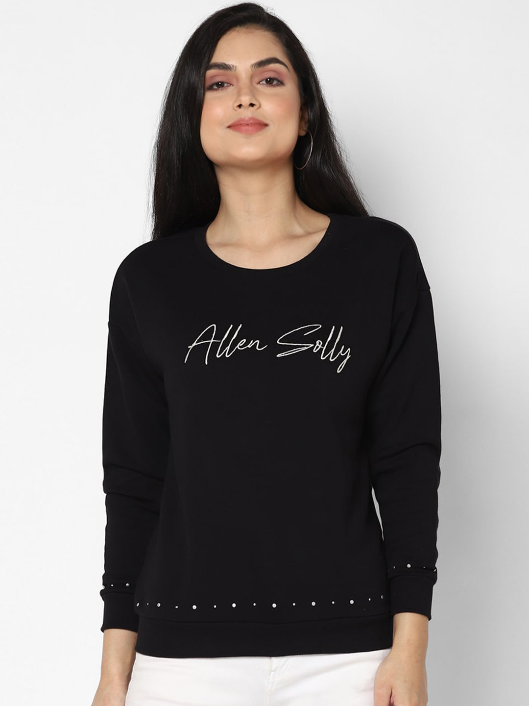 

Allen Solly Woman Women Black Sweatshirt