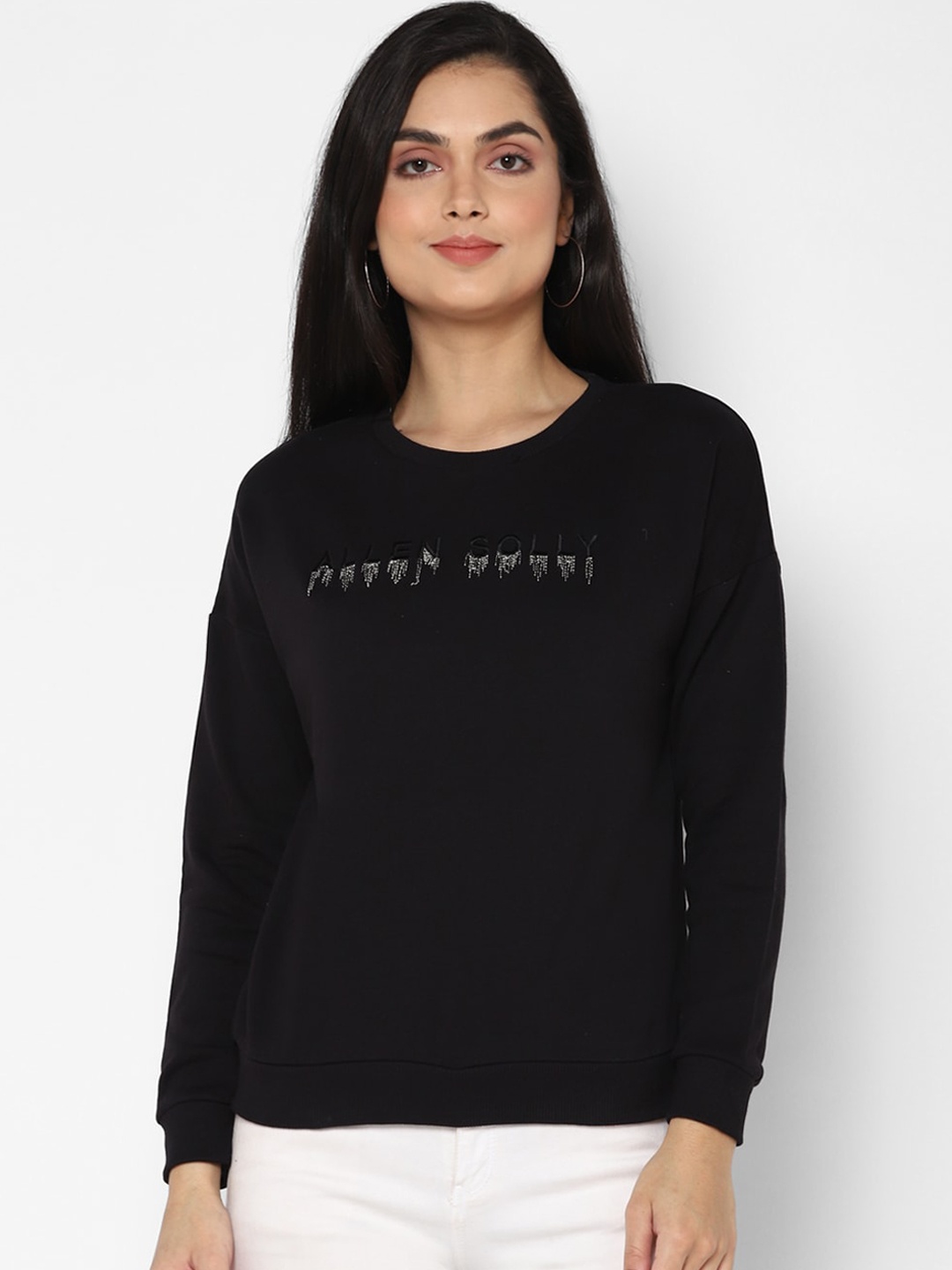 

Allen Solly Woman Women Black Sweatshirt