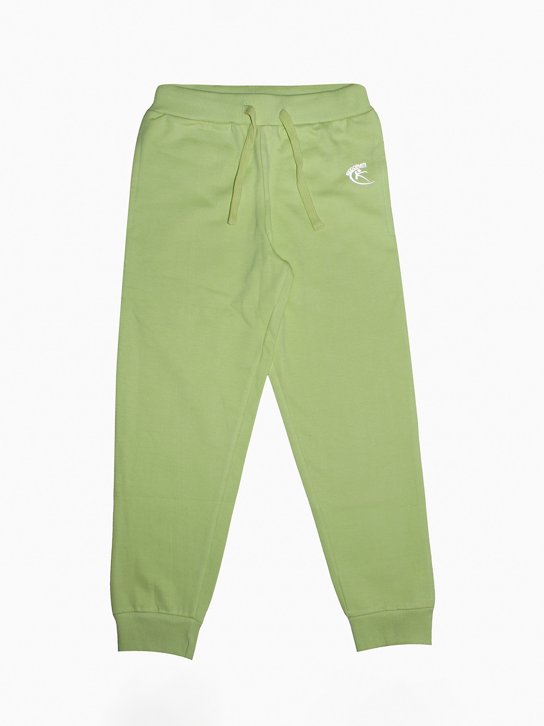 

KiddoPanti Kids Sea Green Solid Pure Cotton Joggers