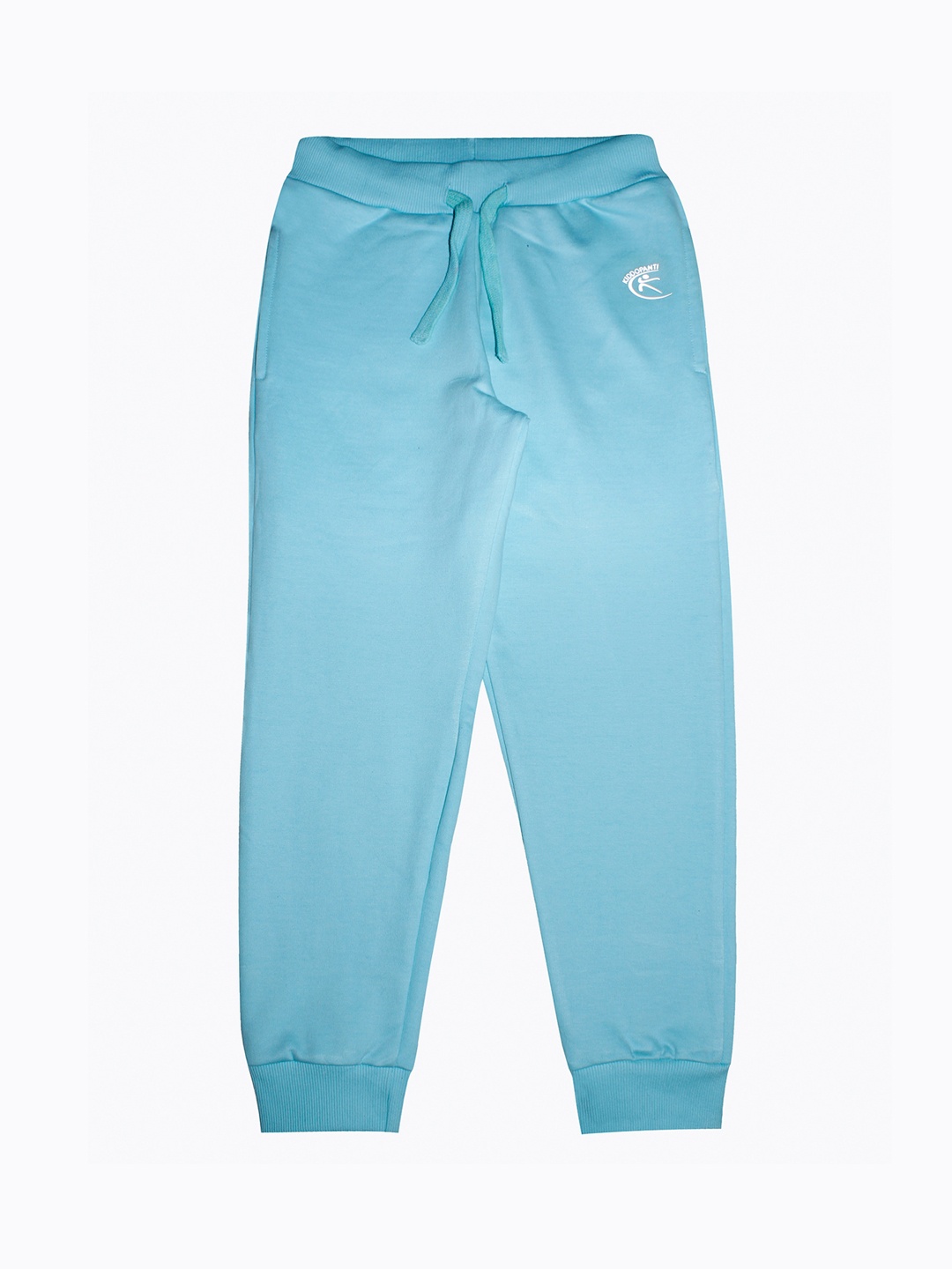 

KiddoPanti Kids Blue Solid Pure Cotton Joggers